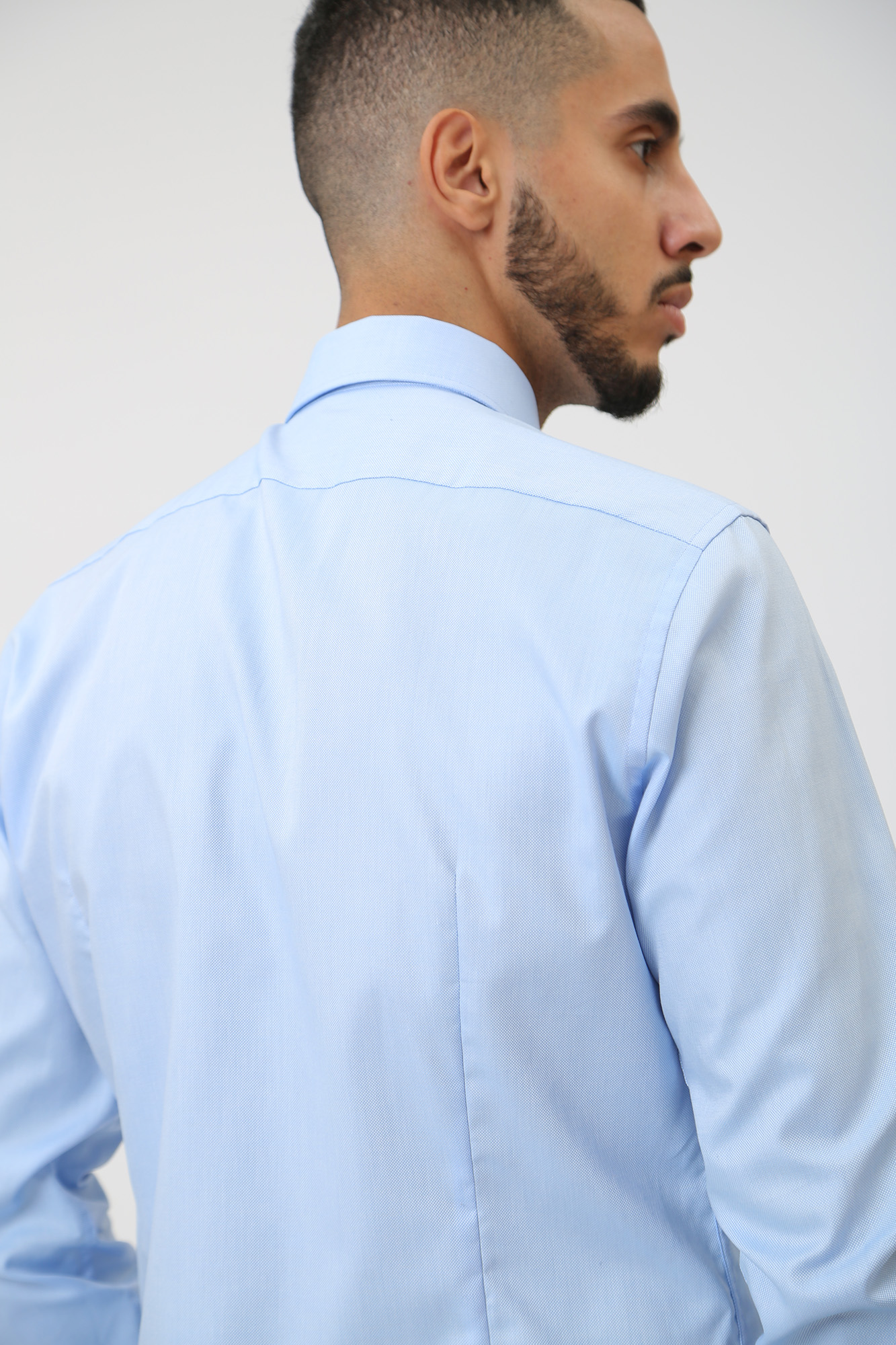 30032323_10005779 Сорочка д/р Strellson Голубой