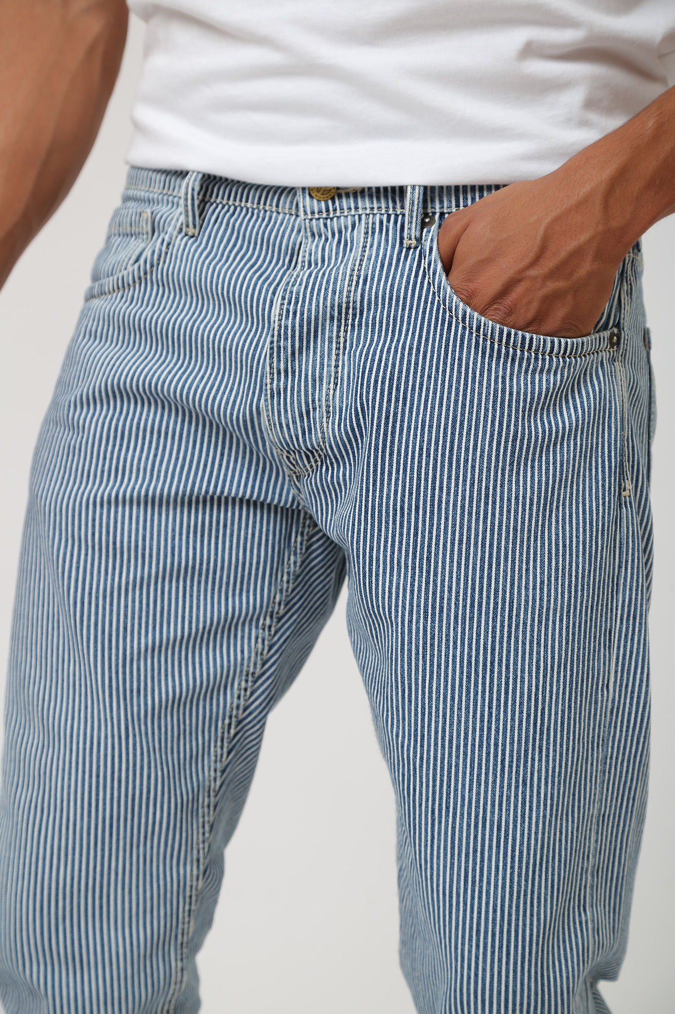 PM207084 Брюки джинсовые Pepe Jeans Голубой