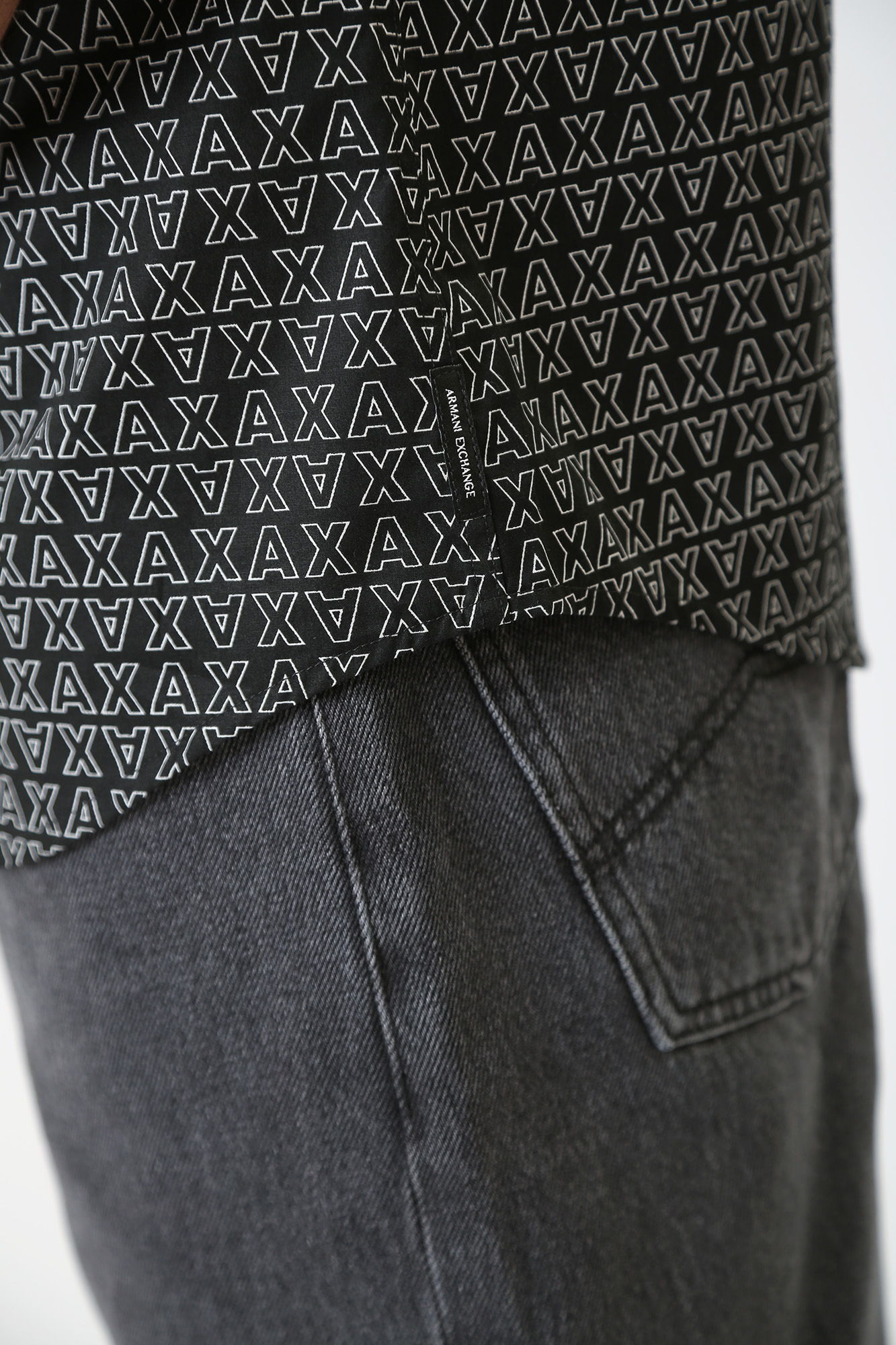 6RZC04_ZNEAZ Рубашка Armani Exchange Черный