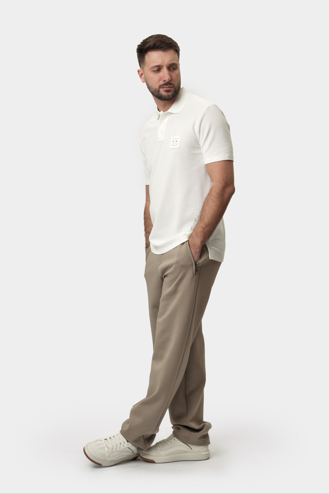 XM000356_AF12758 Поло Armani Exchange Белый