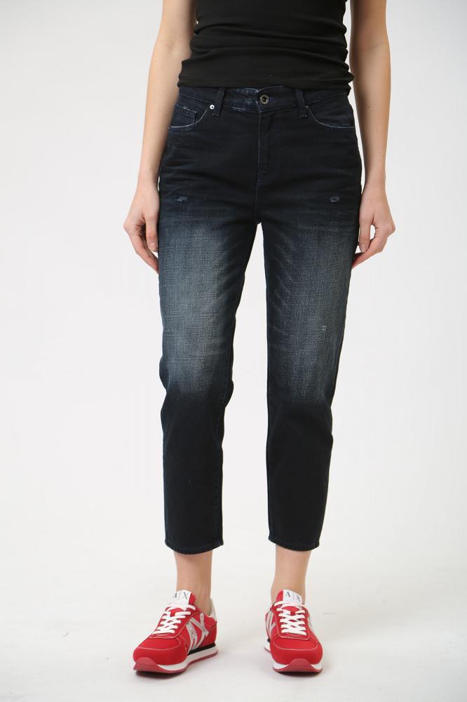 Футболка EA7 Полиэстер Голубой