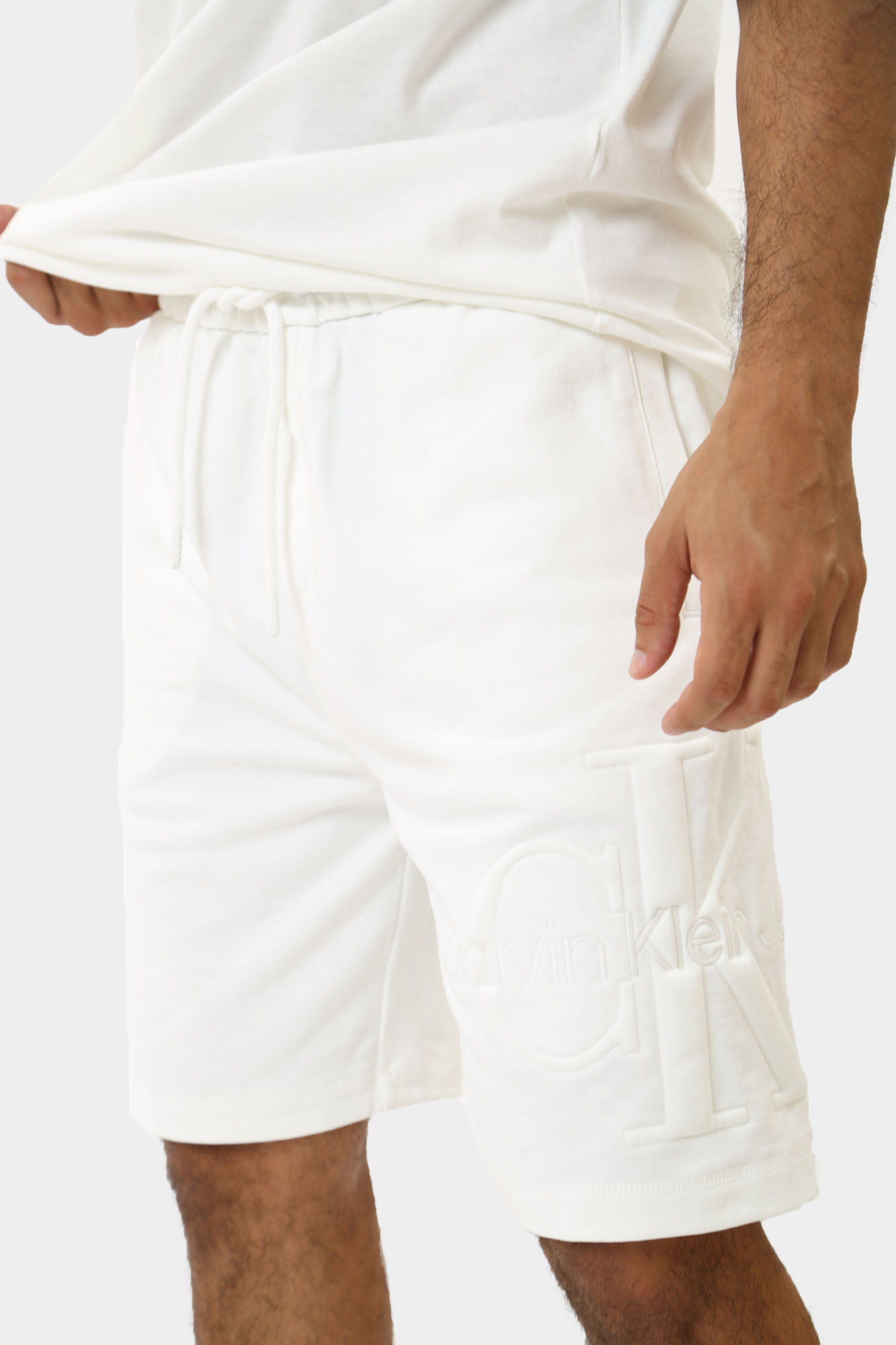 J30J325134 Шорты трикотажные Calvin Klein Jeans Белый