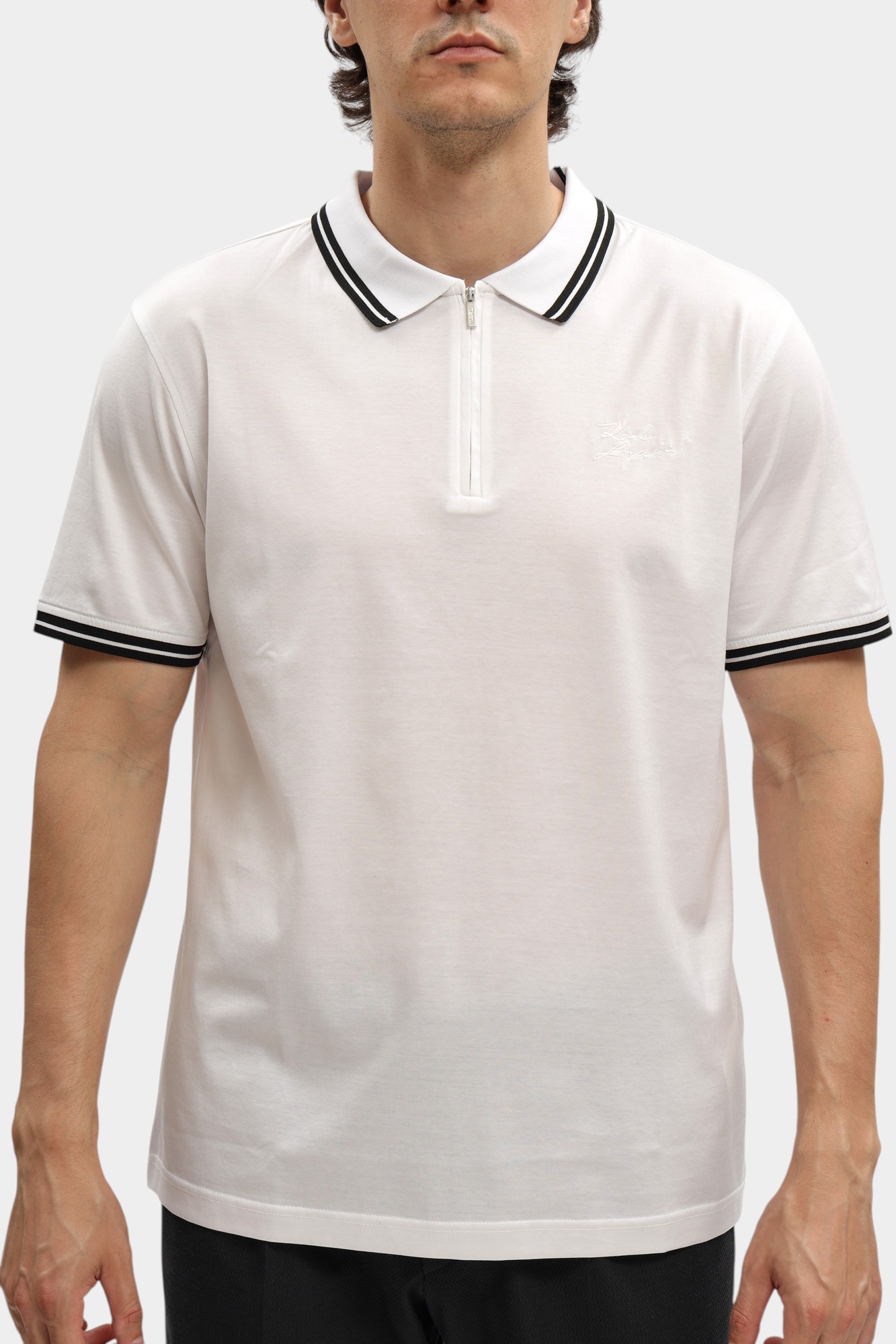 541200_745080 Поло Karl Lagerfeld Белый