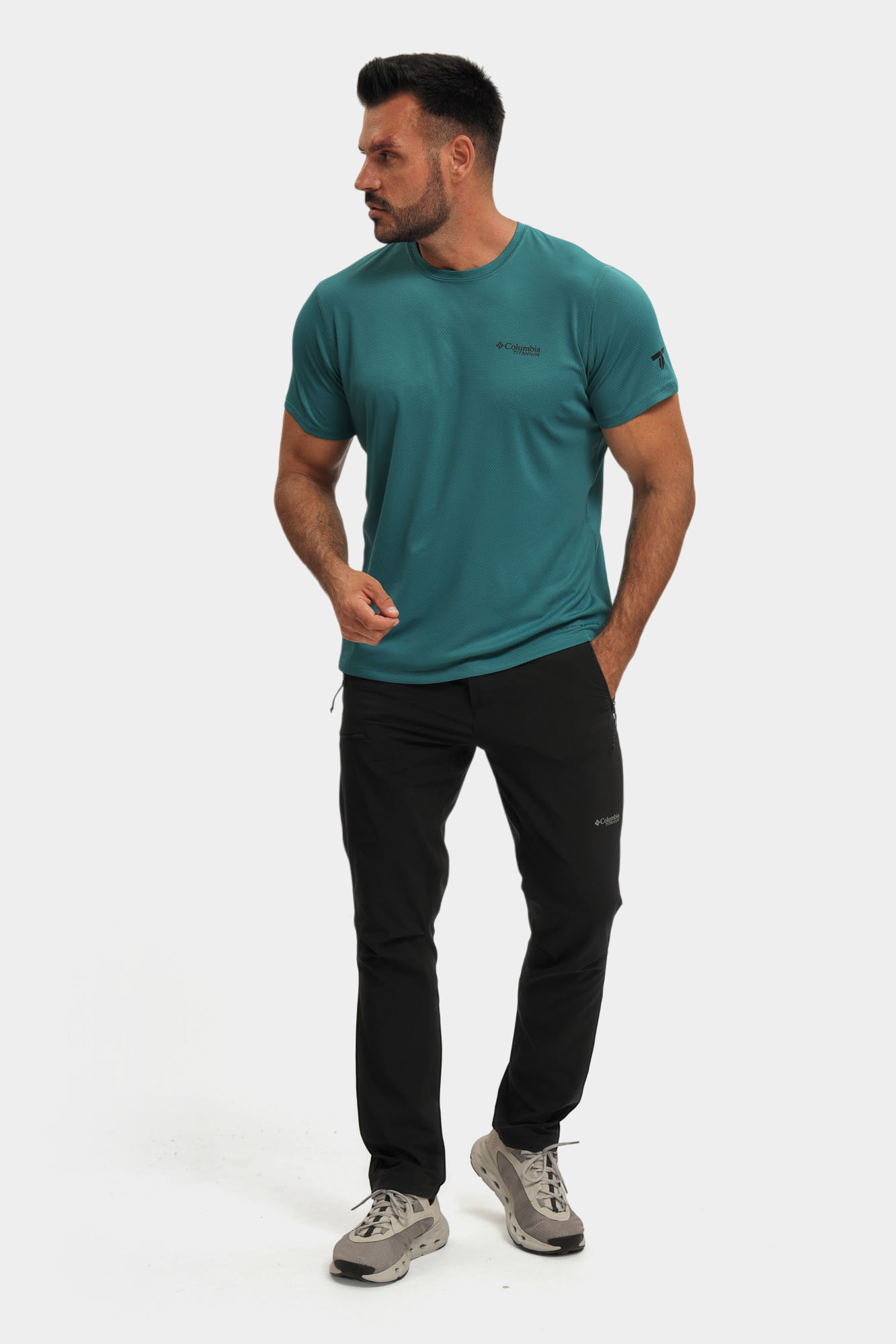 2071891 Футболка Columbia Бирюзовый