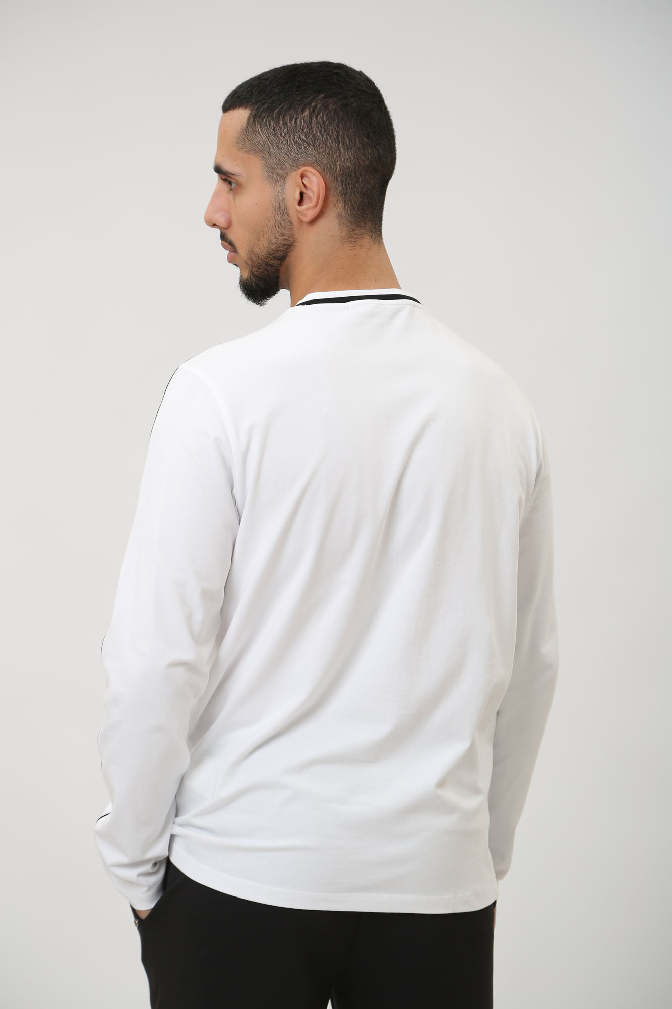 541221_755064 Лонгслив Karl Lagerfeld Белый