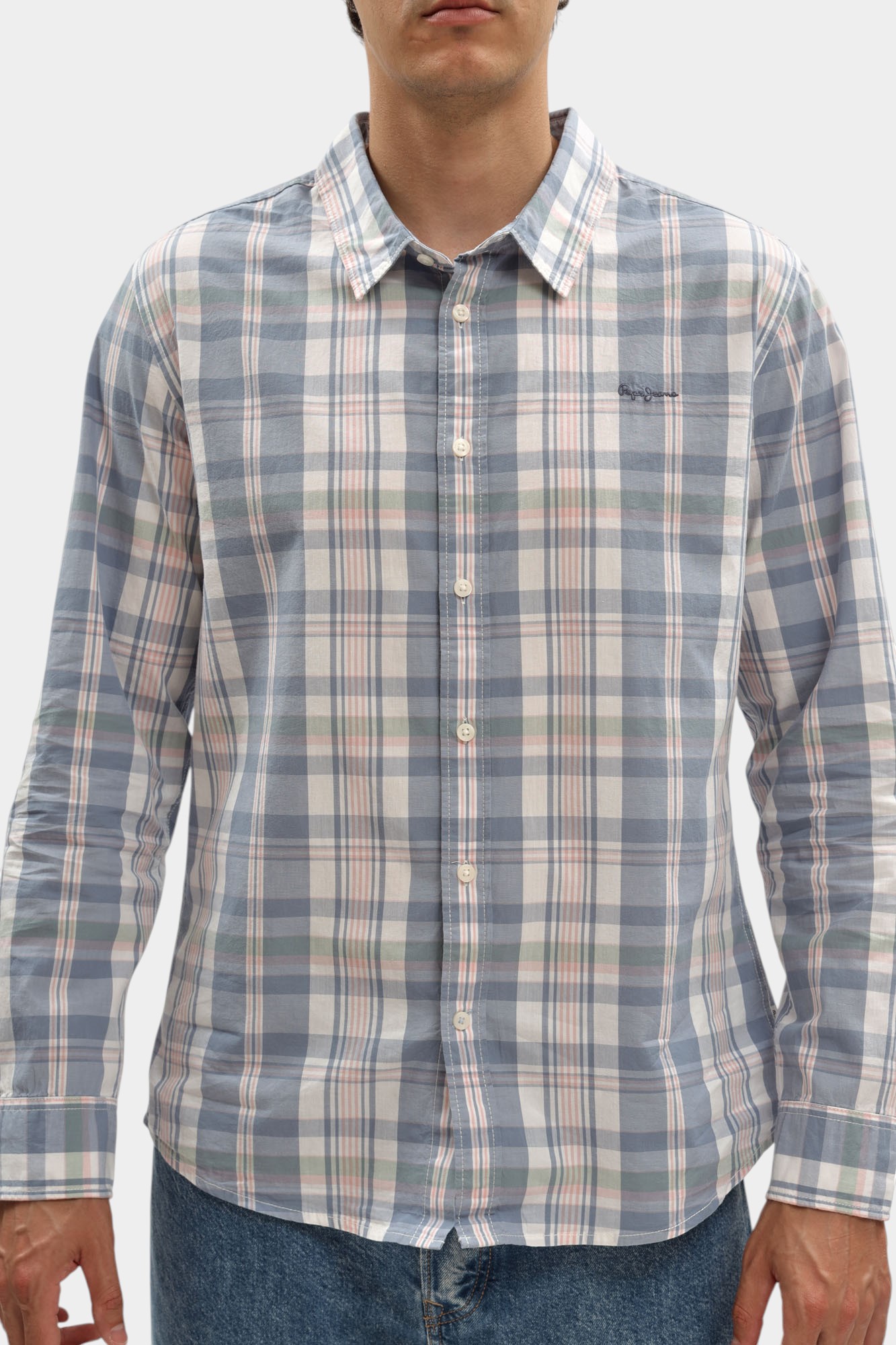 PM309070 Рубашка с длинным рукавом Pepe Jeans Синий