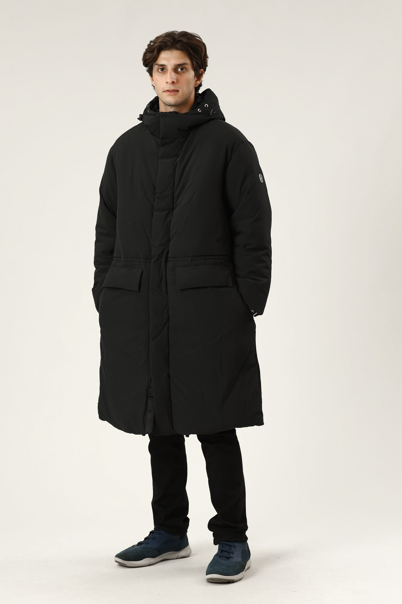 6KZL06_ZNICZ Пальто утепленное Armani Exchange Черный