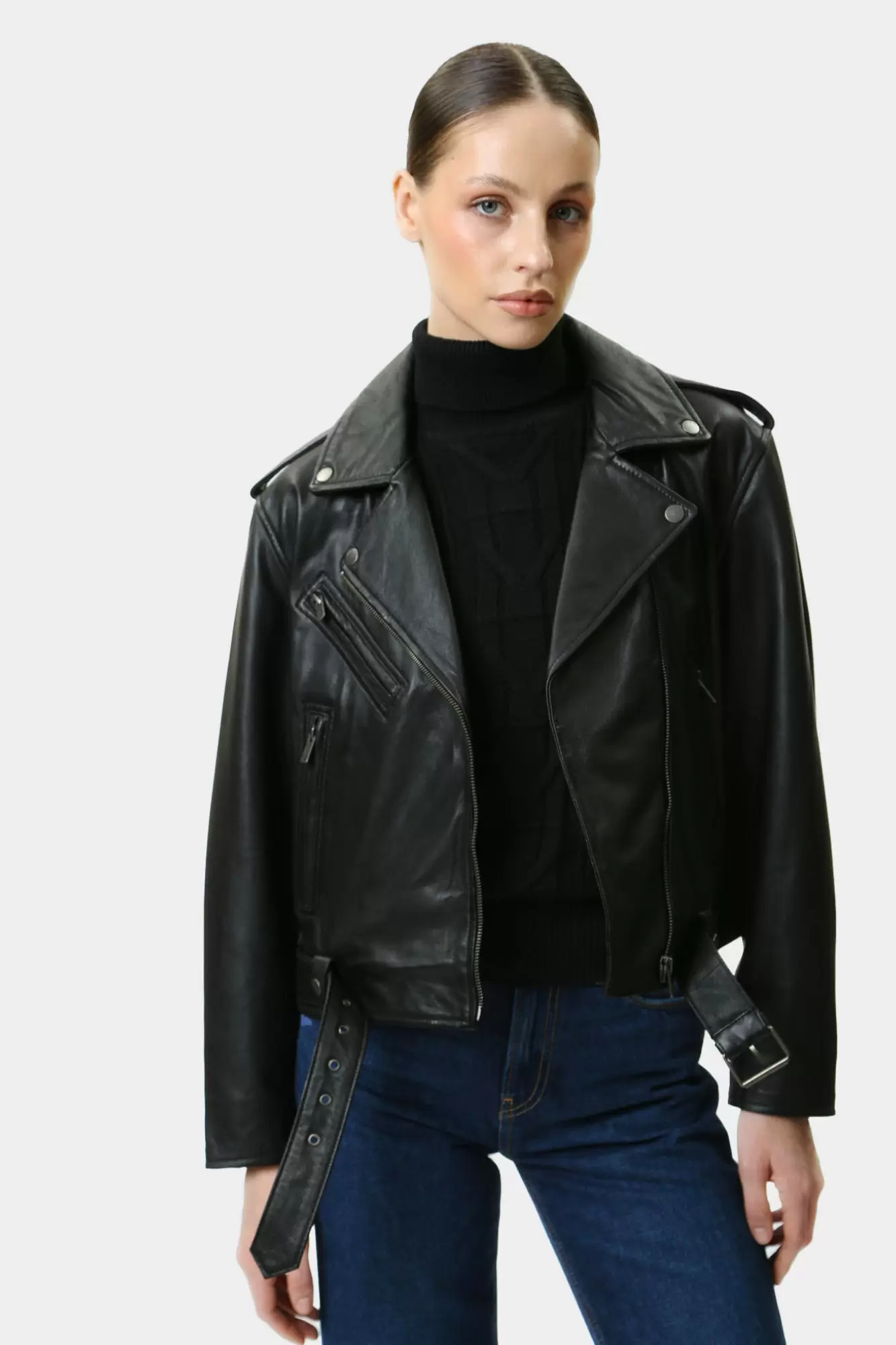PL402494 куртка кожаная pepe jeans 