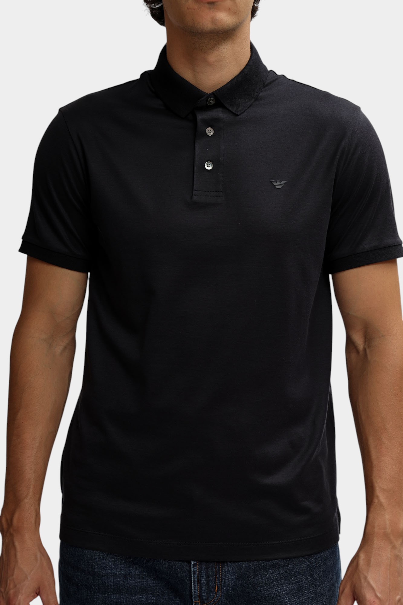 8N1F96_1JUVZ Футболка Поло Emporio Armani Голубой