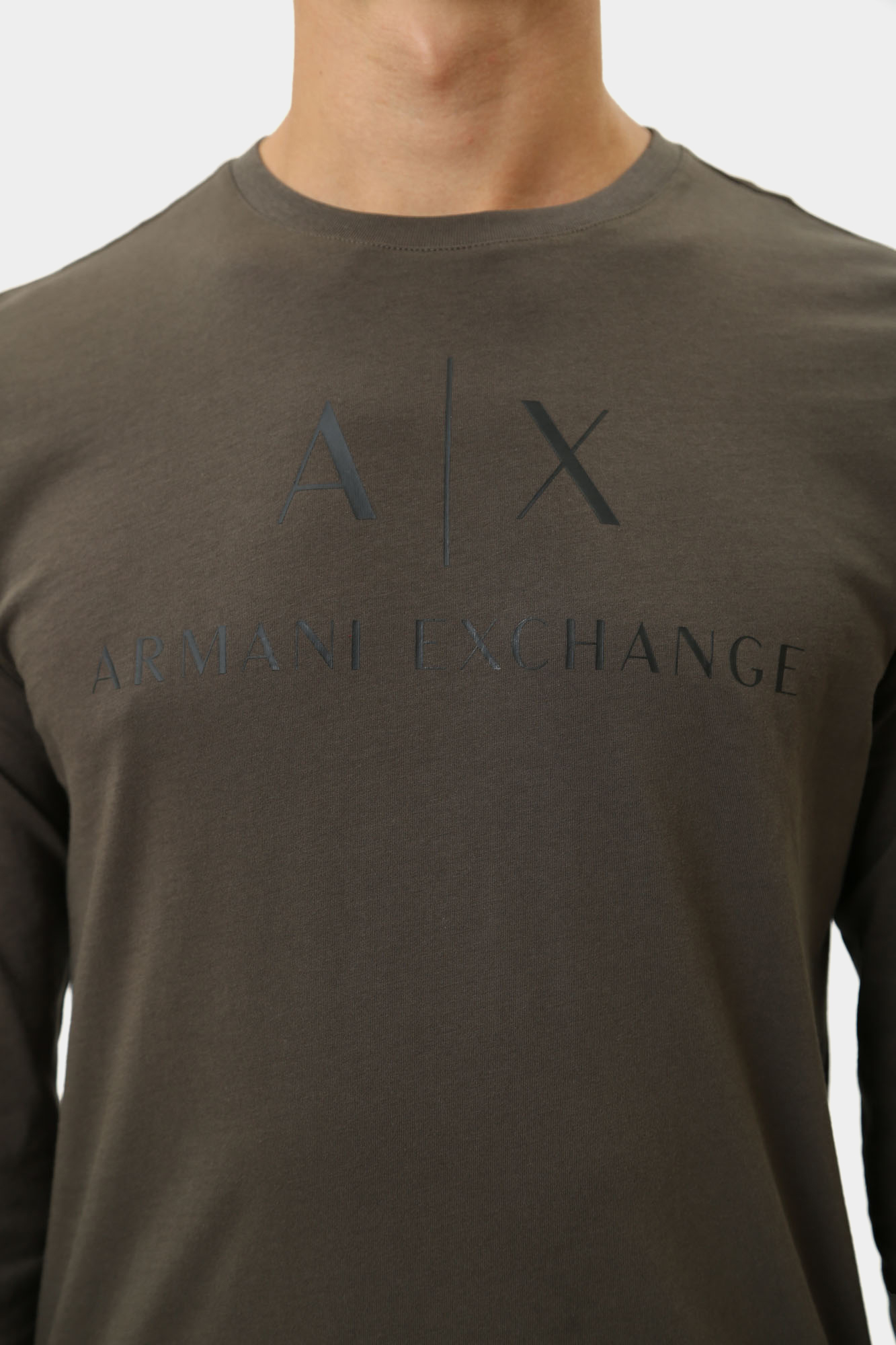 8NZTCH_Z8H4Z Футболка д/р Armani Exchange Черный