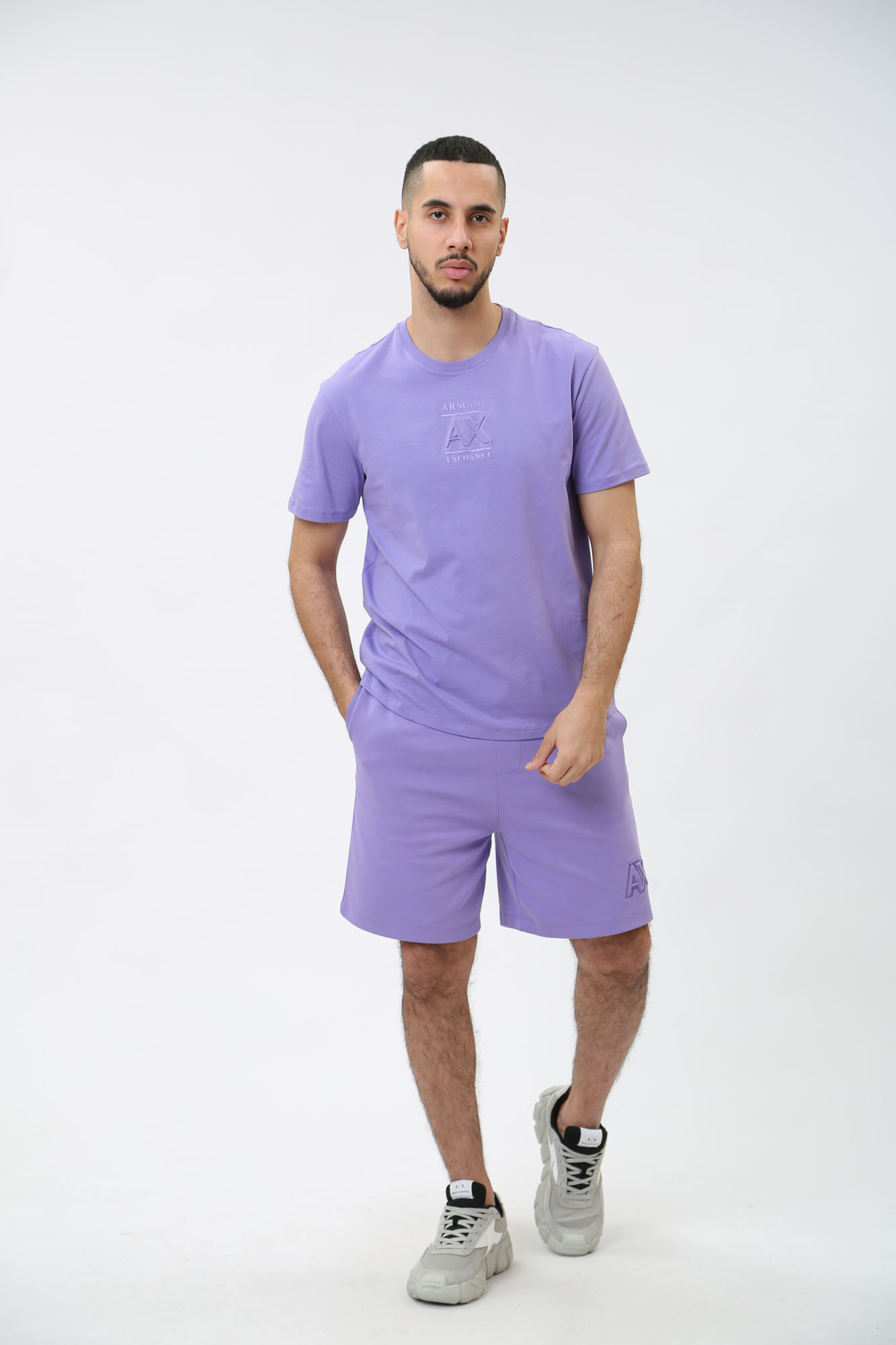 3DZTBF_ZJ3VZ Футболка Armani Exchange Фиолетовый