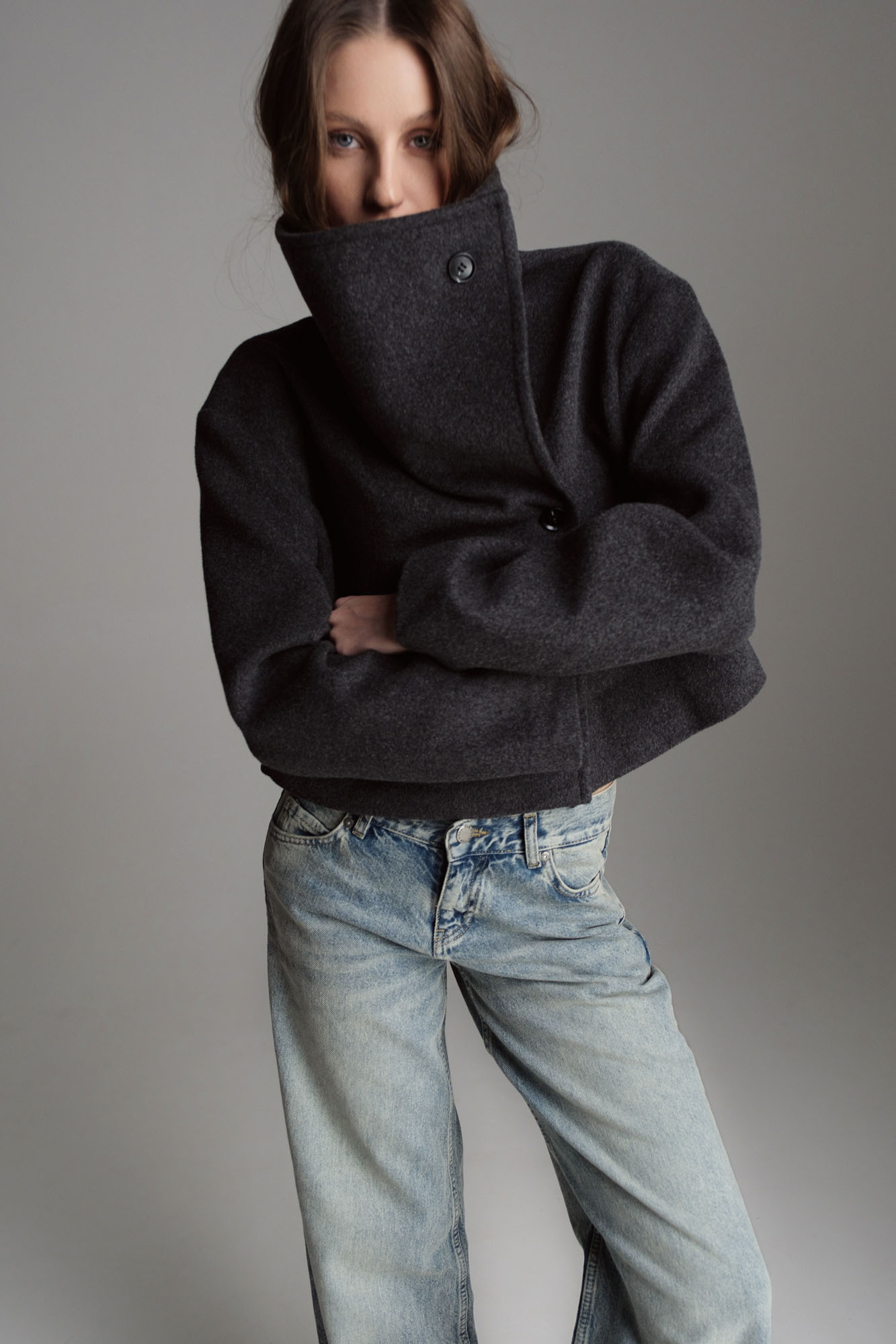 W-242-TO-56-4874 джинсы широкие the hills