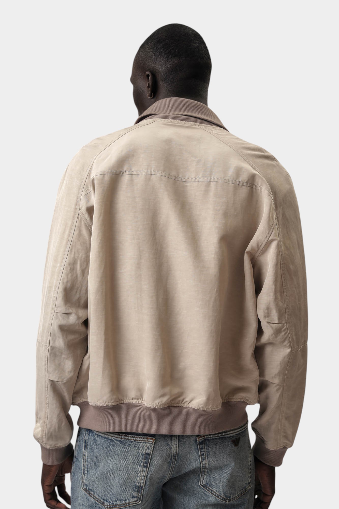 EM001280_AF13812 Бомбер Emporio Armani Серый