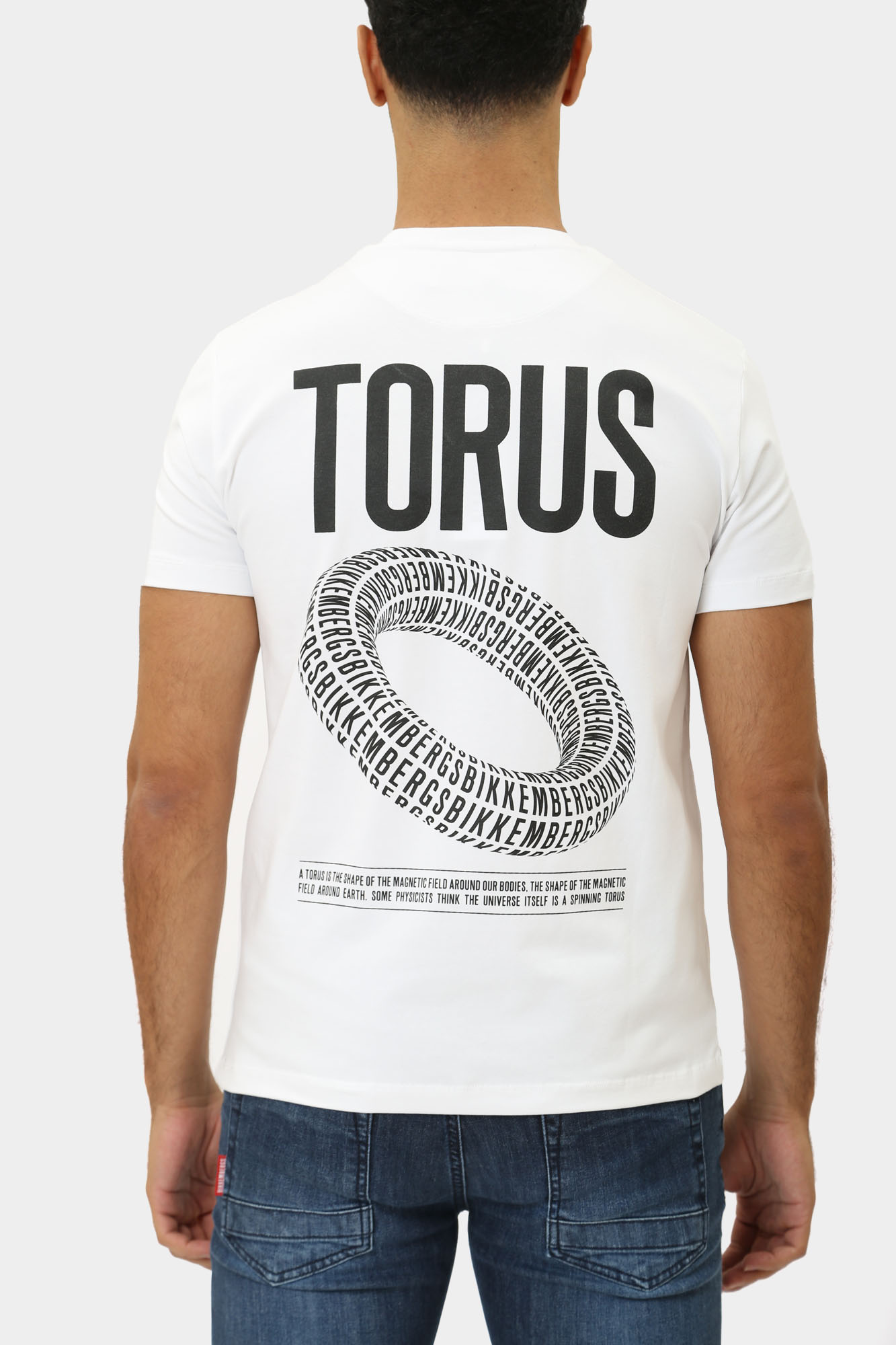 BMT0163 Футболка Bikkembergs Белый