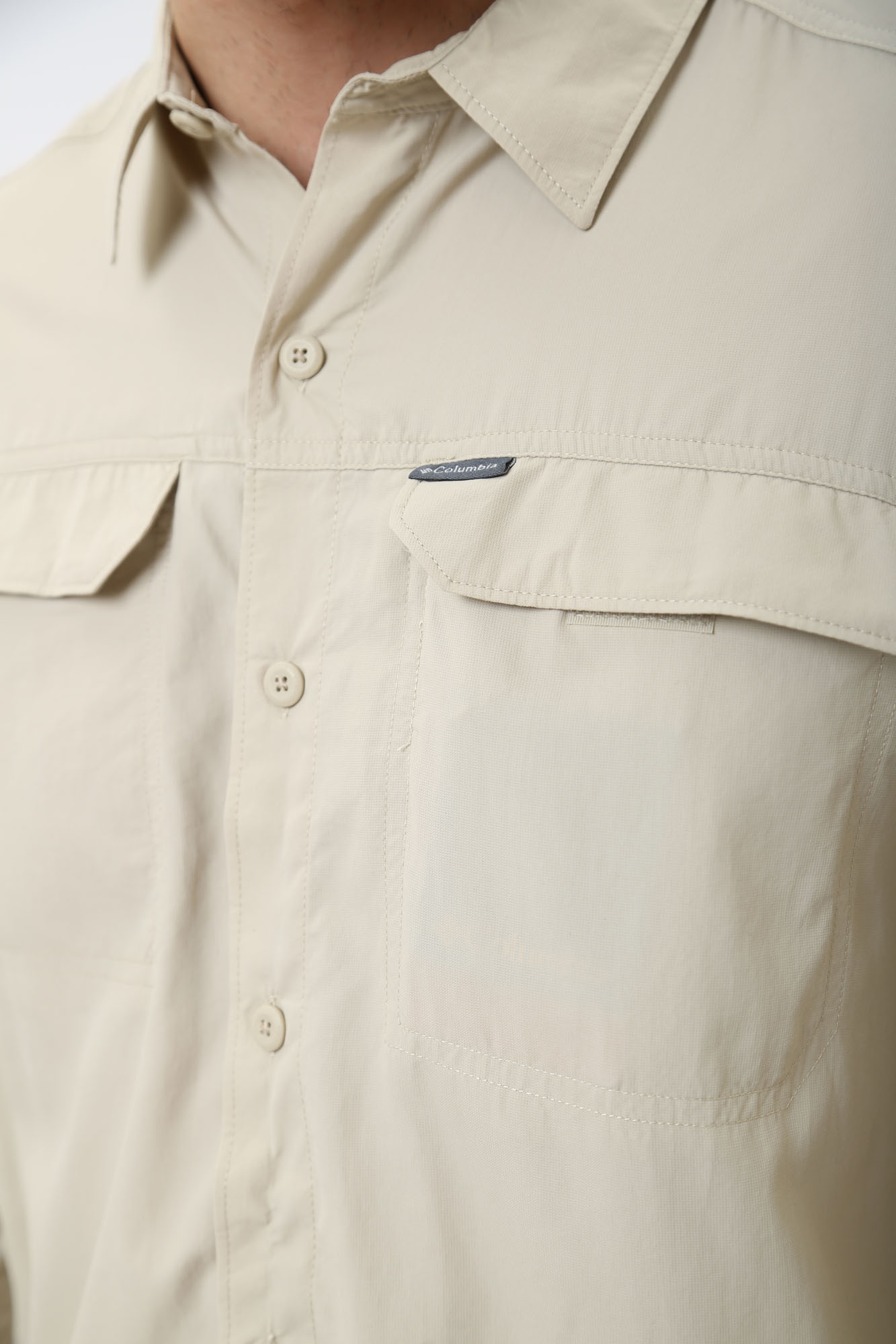 1839311 Рубашка с длинным рукавом Columbia Бежевый