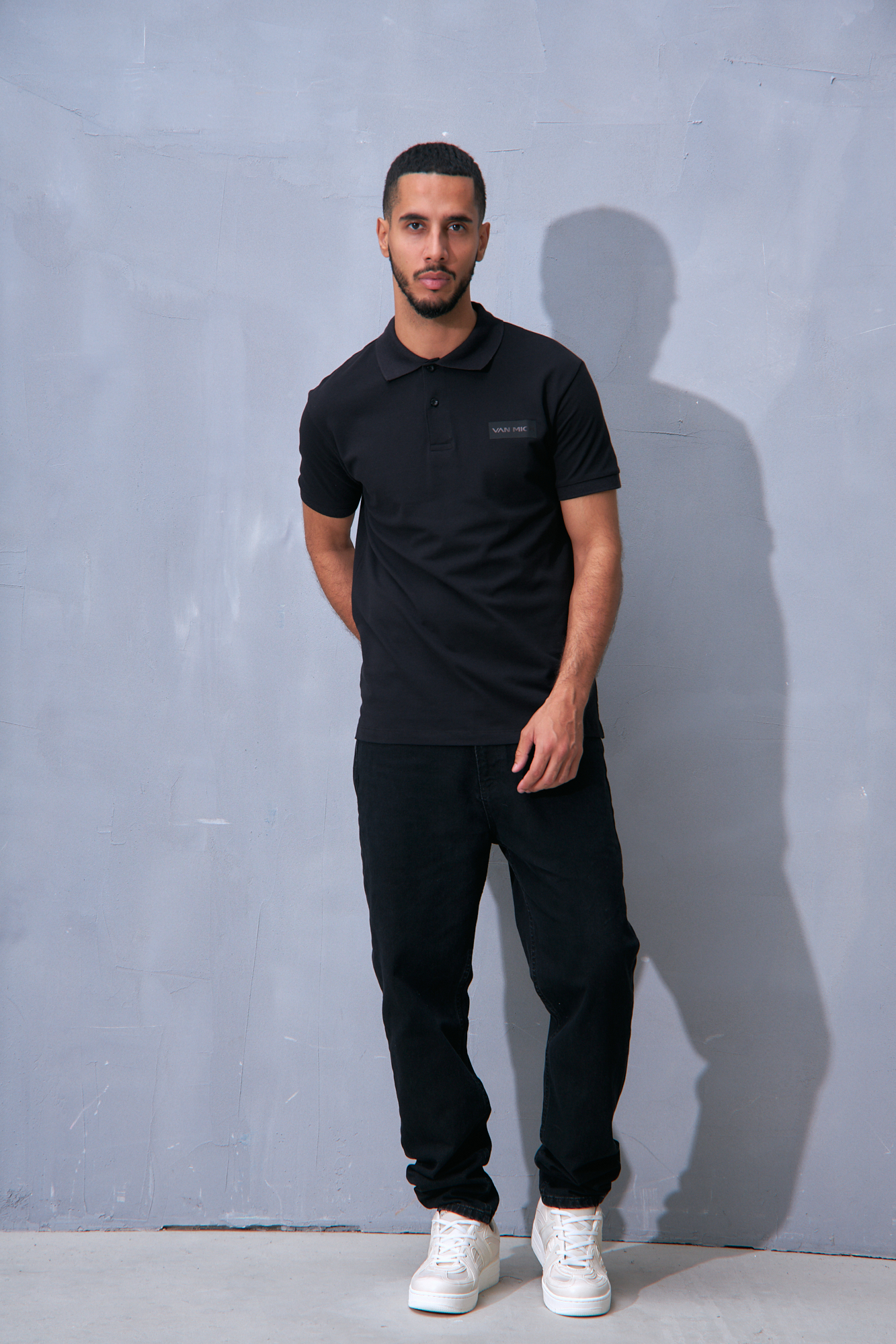 VM-232-54-013 Поло Van Mich Черный