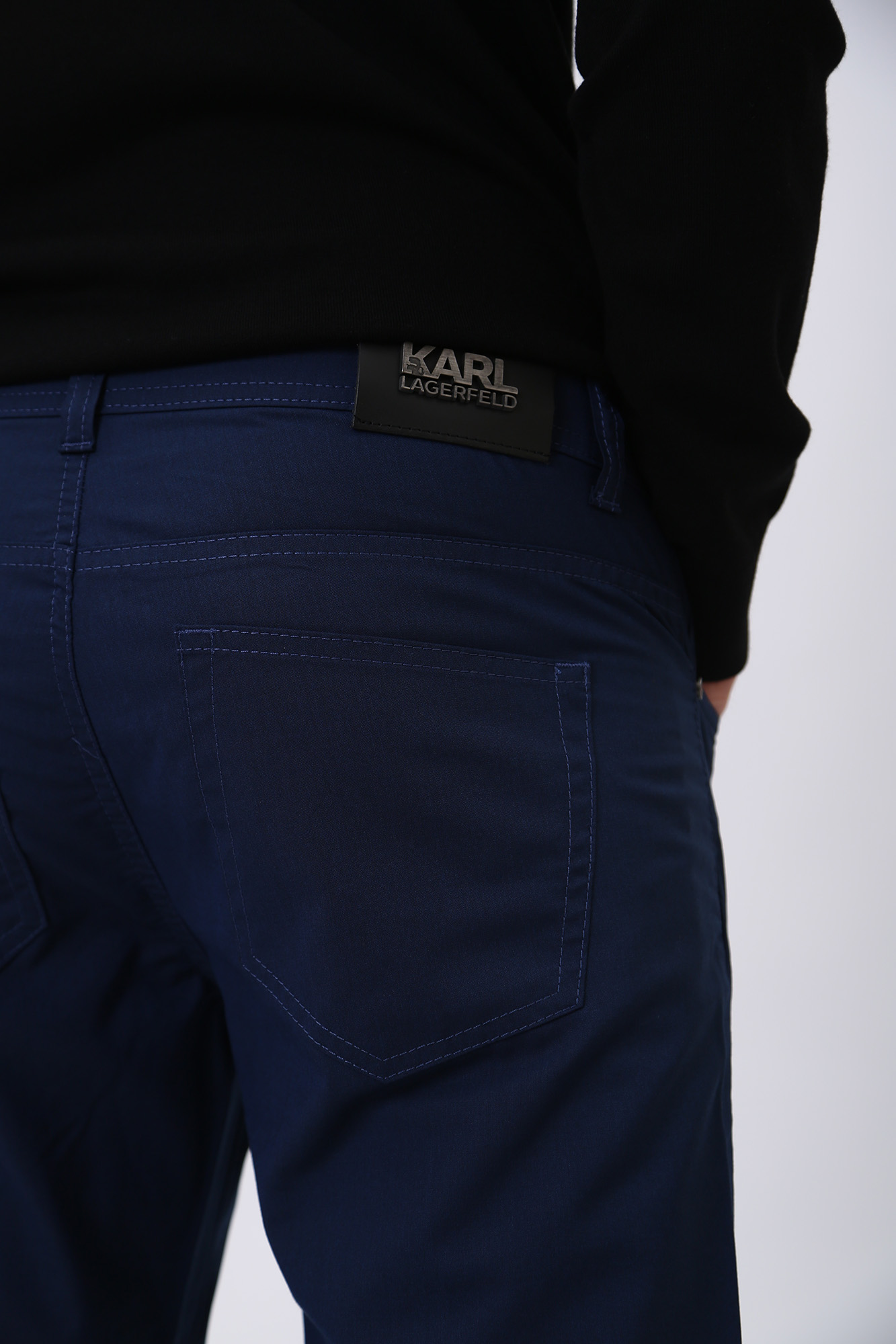 511813_265840 Брюки 5-карманные  Karl Lagerfeld Синий