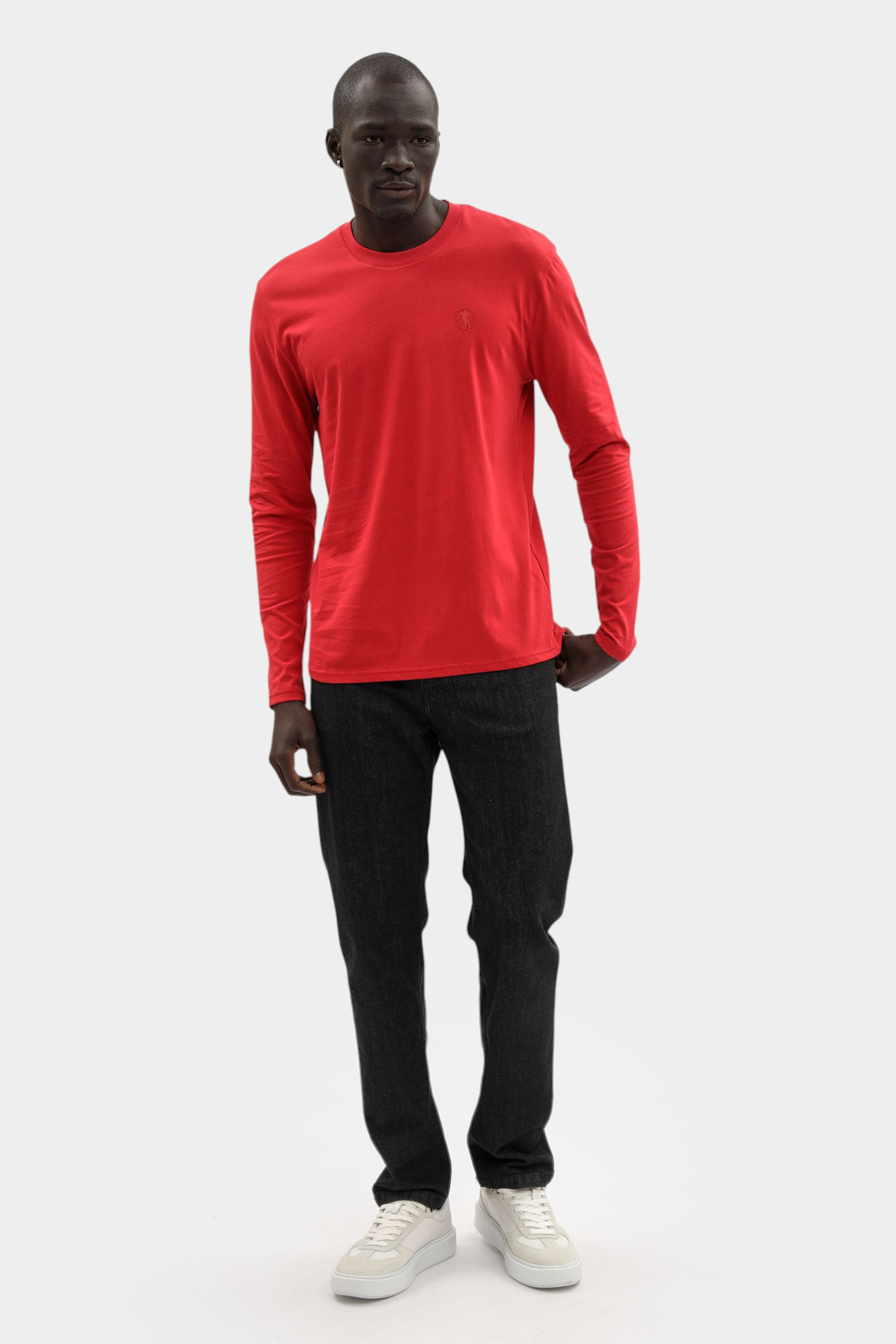 BMT1256 Лонгслив Bikkembergs Красный