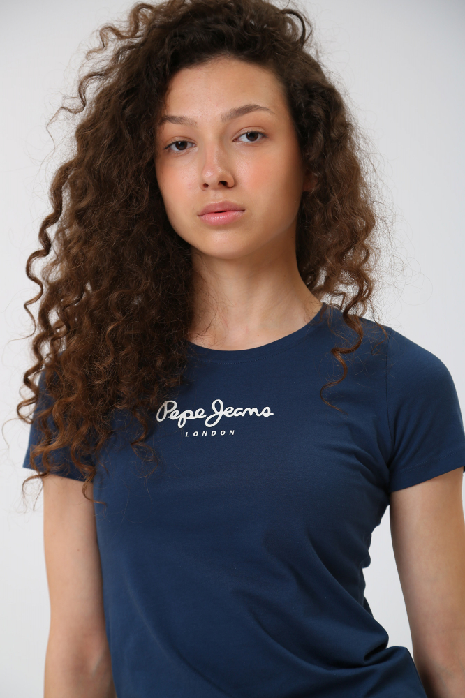 Брюки джинсовые Armani Exchange Хлопок Синий