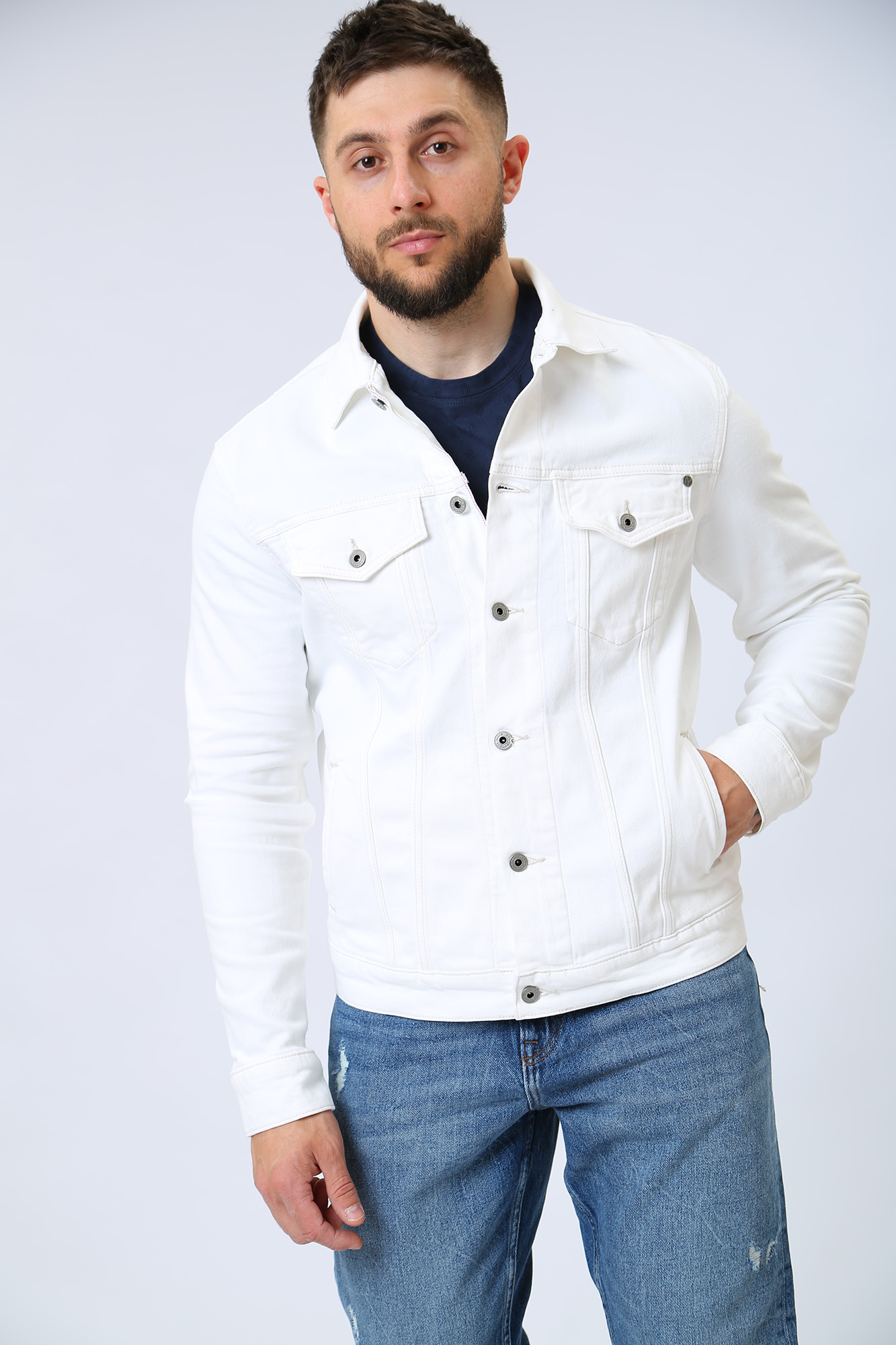 PM402712 Куртка джинсовая Pepe Jeans Белый