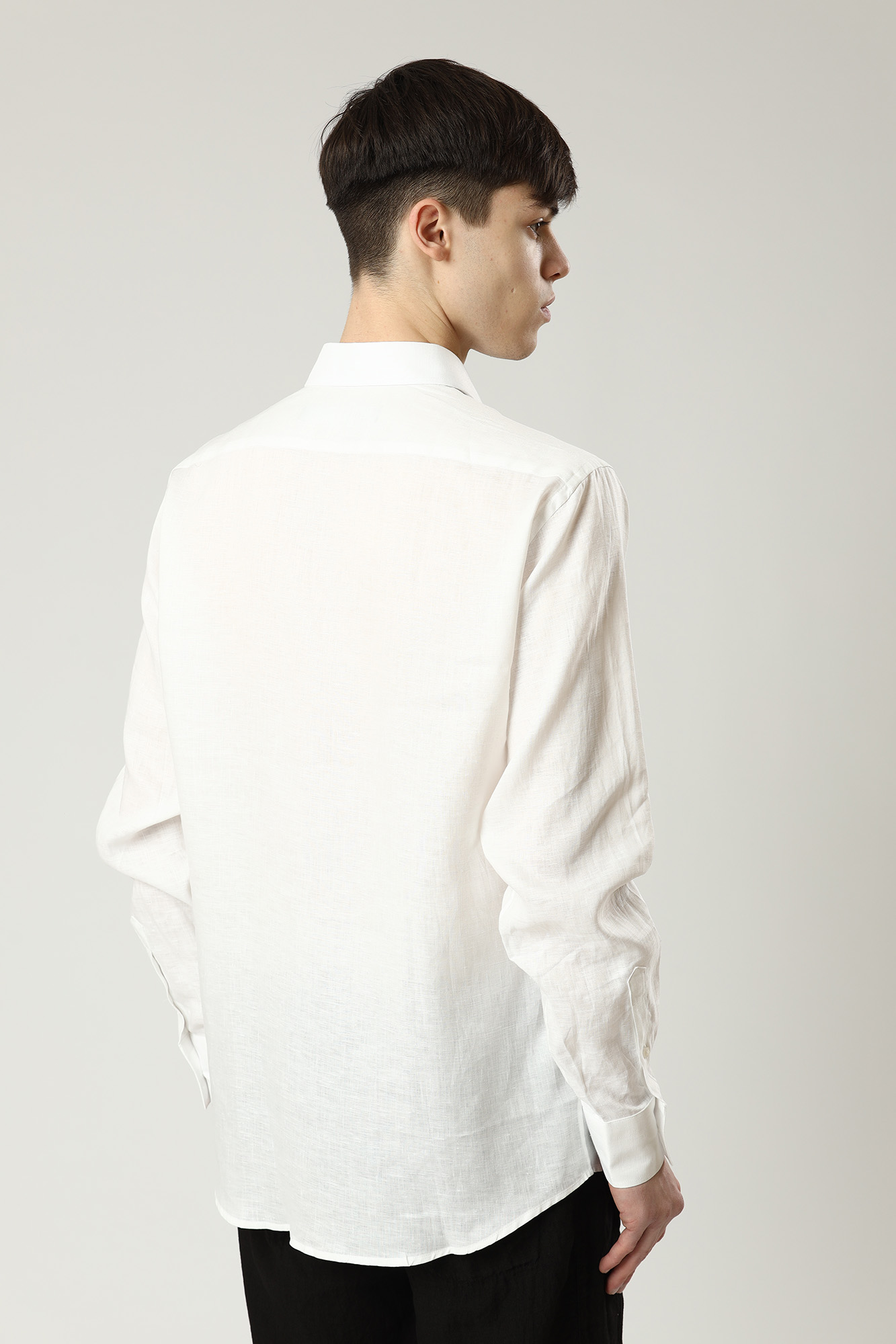 521667_605000 Сорочка льняная Karl Lagerfeld Белый