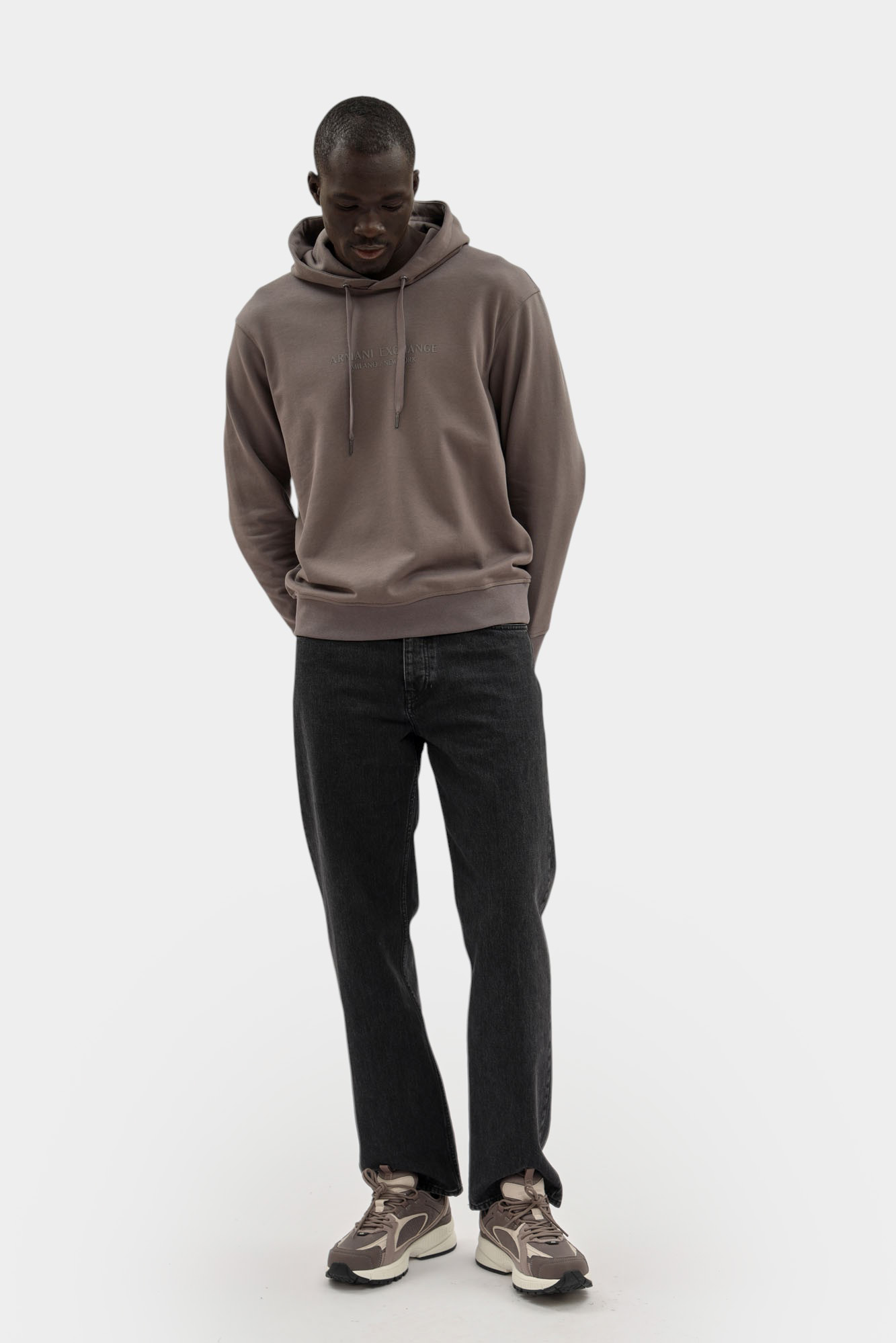 XM001294_AF20934 Худи Armani Exchange Серый