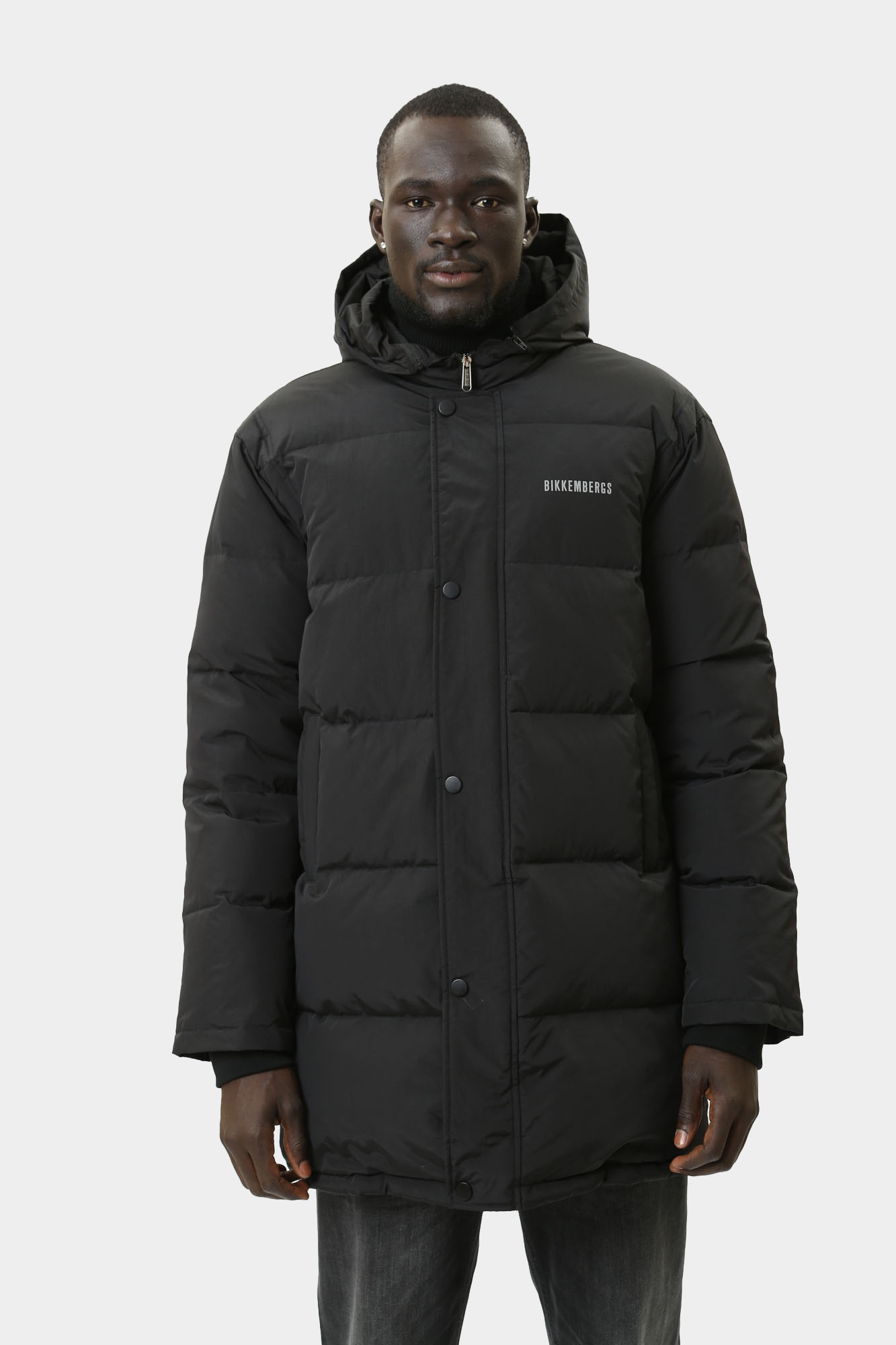 PBMG0422 Пуховик Bikkembergs Черный