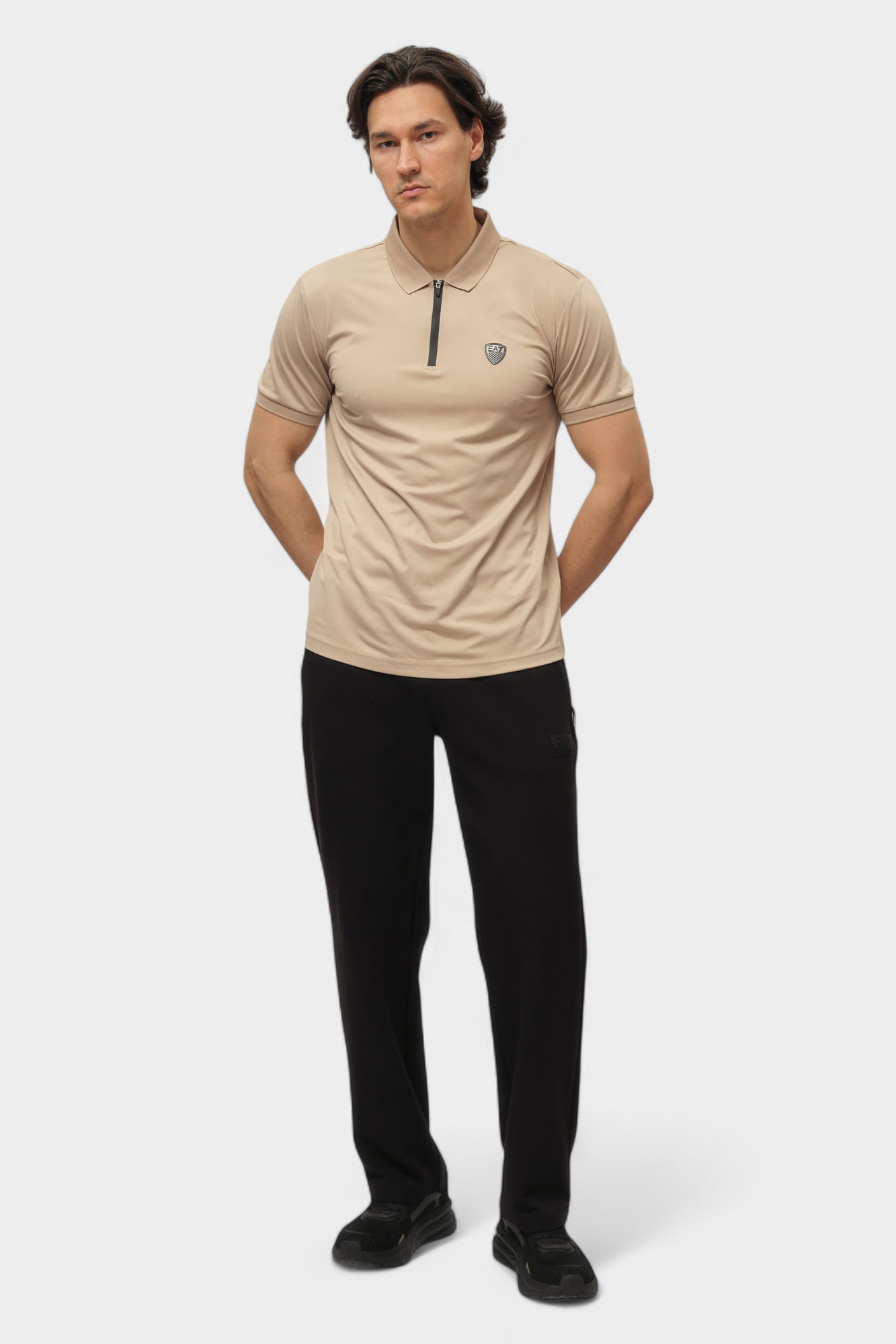 8NPF13_PJRGZ_U6155 Поло EA7 Бежевый