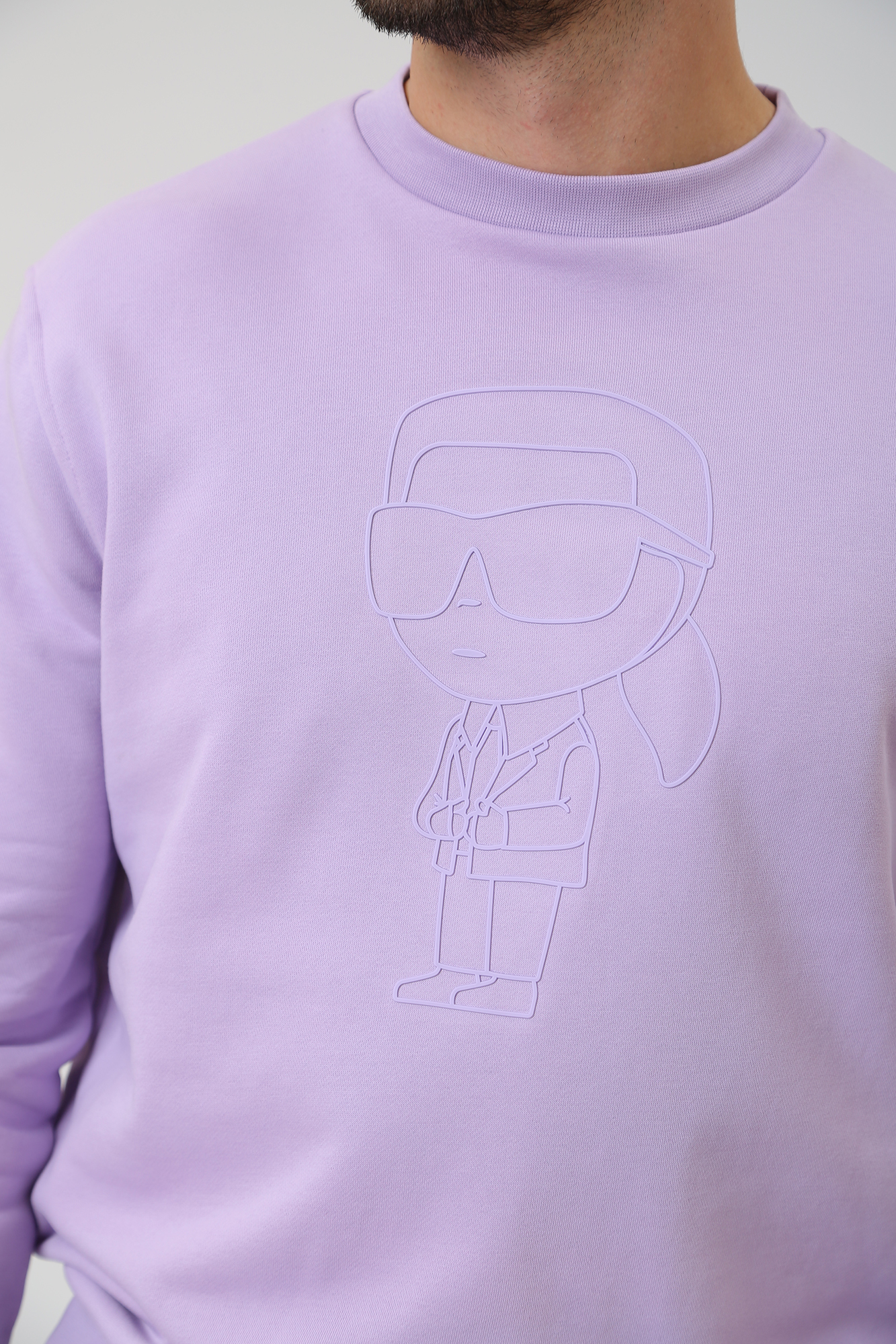 533910_705401 Свитшот Karl Lagerfeld Фиолетовый