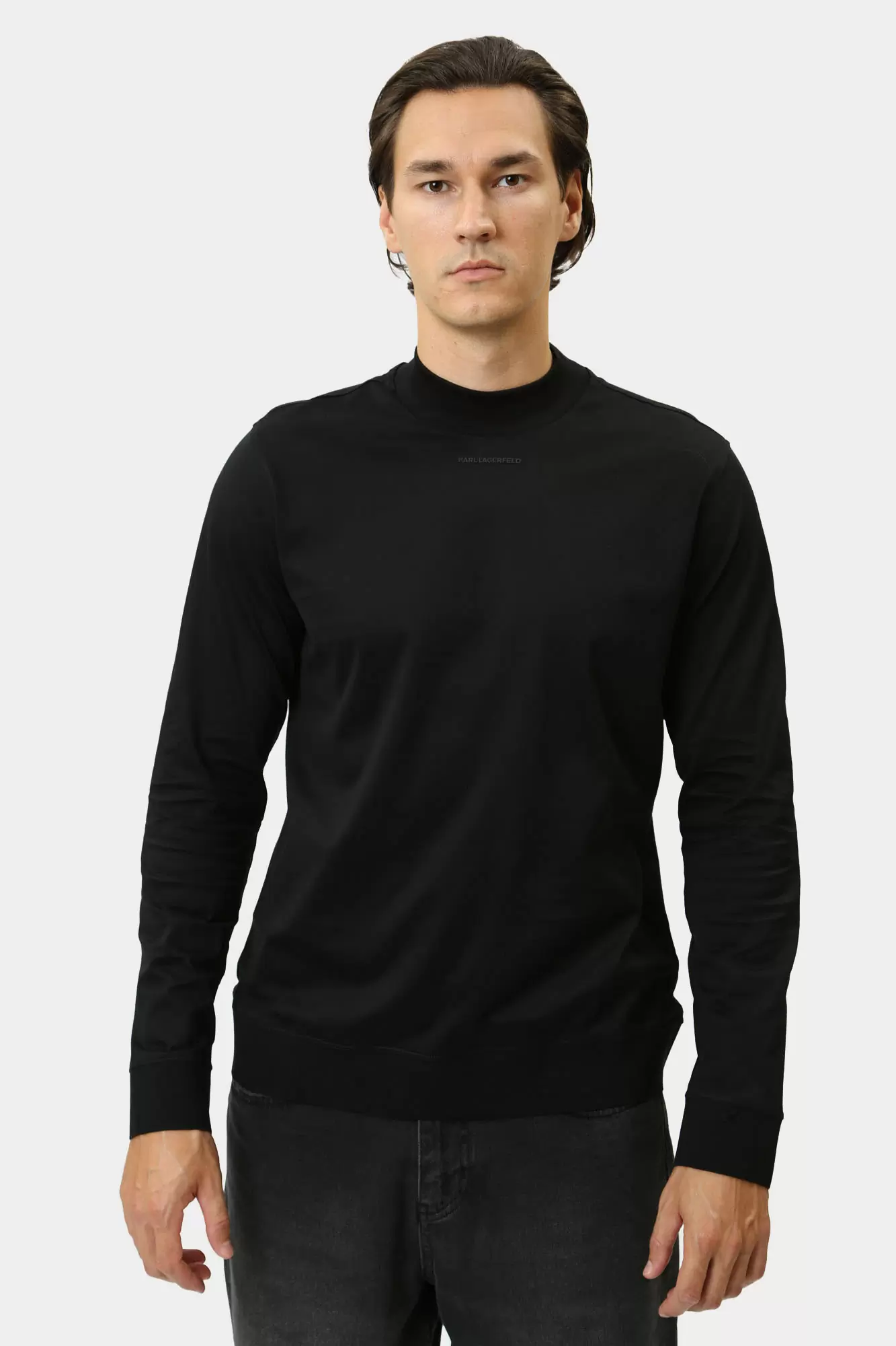 544200_755001 Лонгслив Karl Lagerfeld Черный
