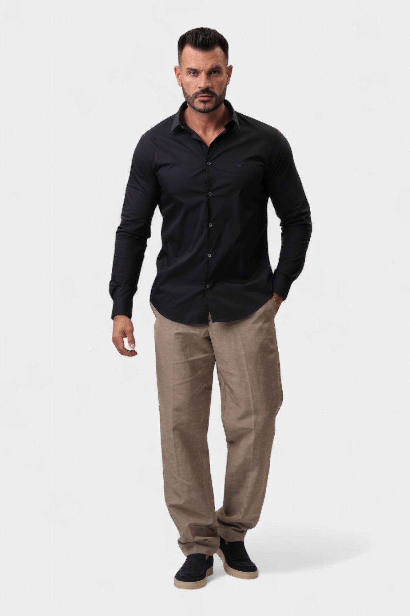 8N1C09_1NI9Z Рубашка Emporio Armani Синий