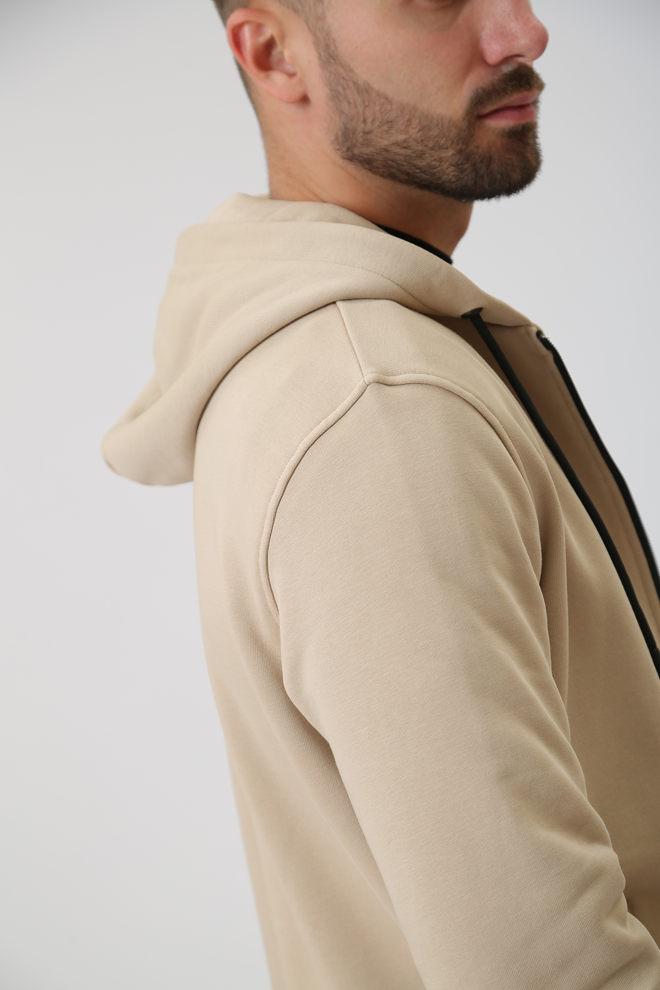 533910_705066 Толстовка с капюшоном Karl Lagerfeld Бежевый