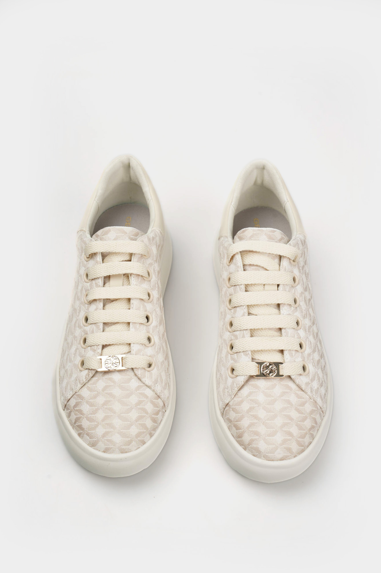 D55TCD0DSBCC Кеды Geox Бежевый