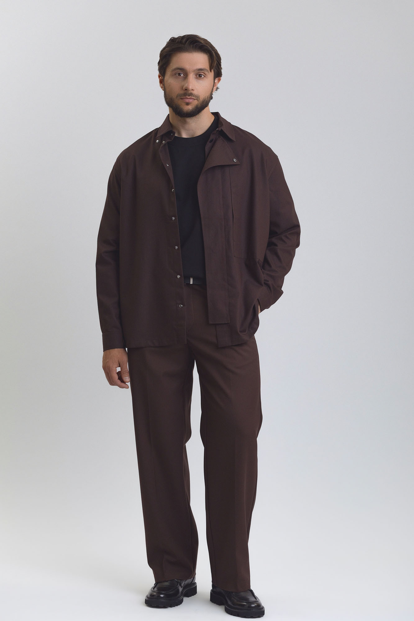 M-252-TH-56-2204 Брюки классические The Hills Коричневый