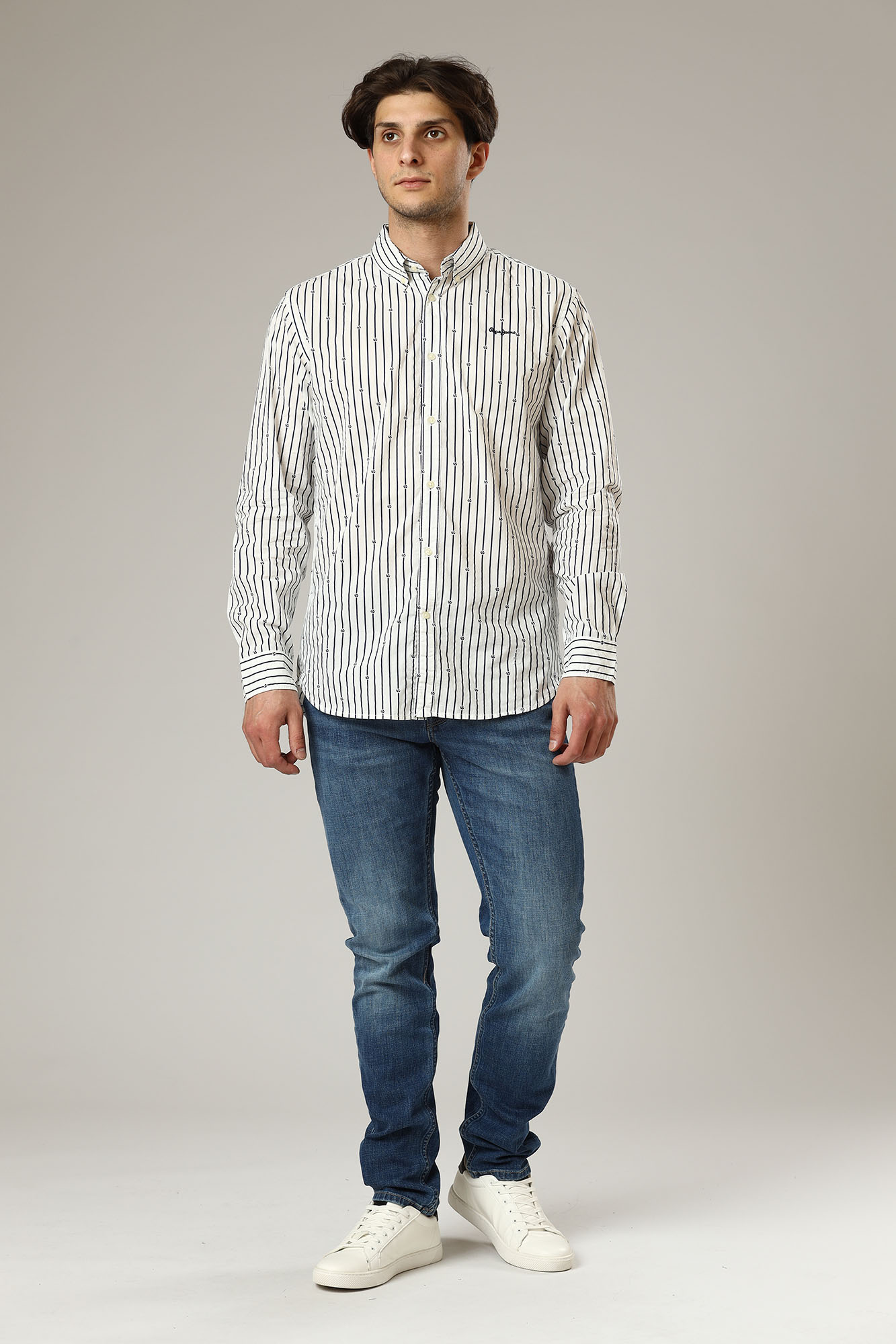 PM206325GV3 Джинсы SPIKE Pepe Jeans Синий