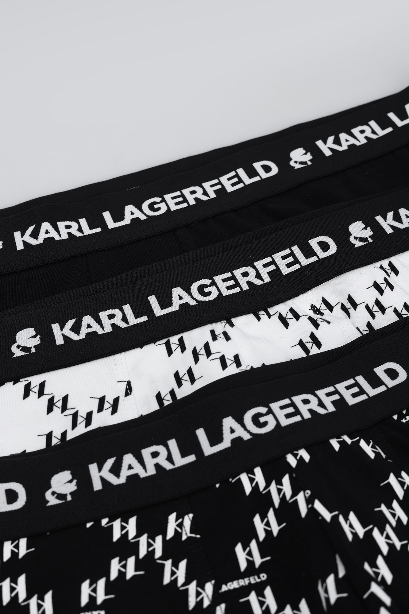 225M2101 Трусы 3 шт Karl Lagerfeld Черный