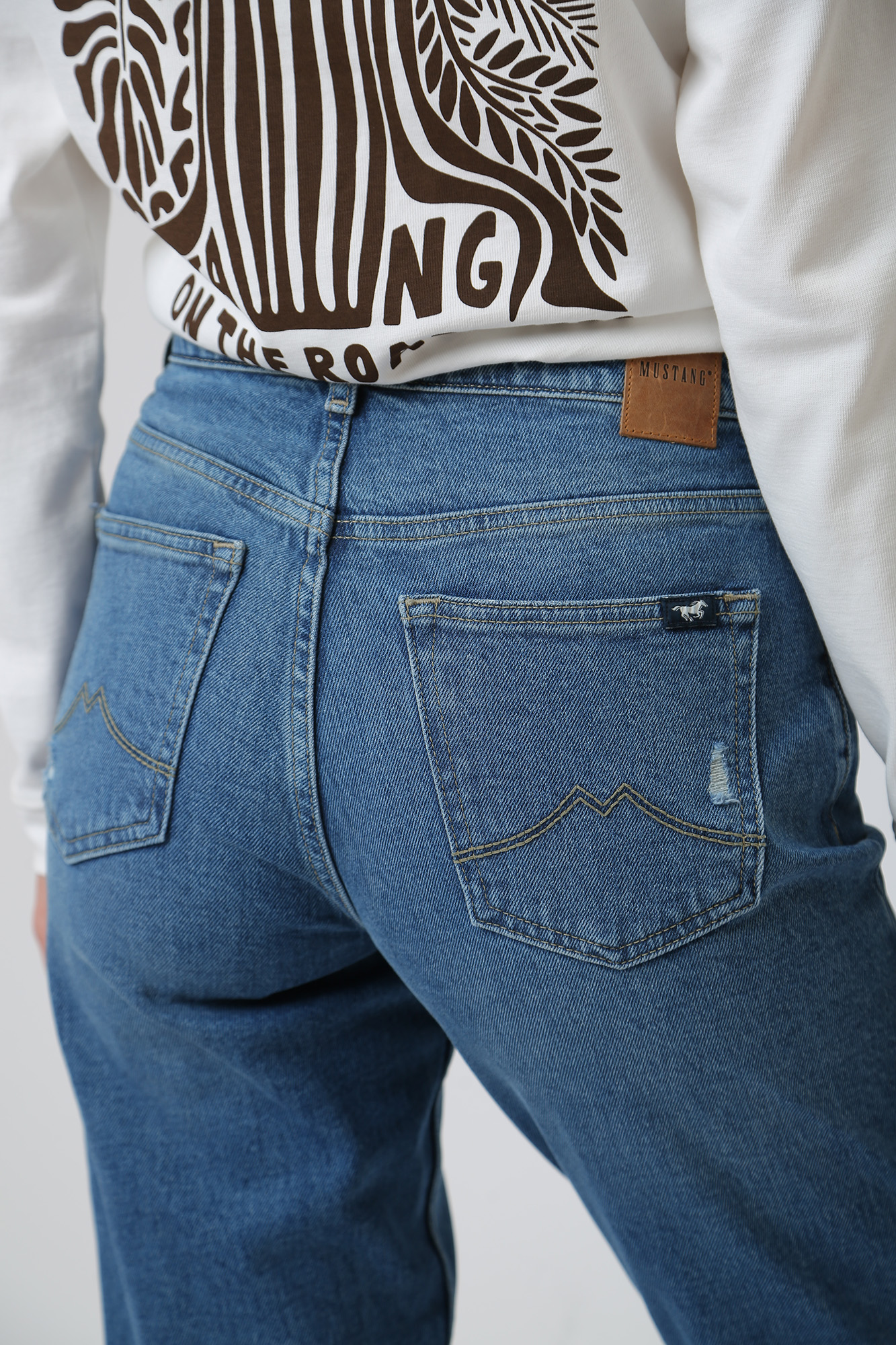 1014551-5000 джинсы brooks relaxed slim  mustang 