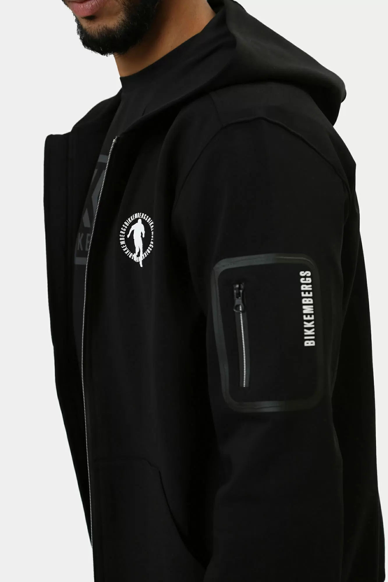 PBMF0436 Толстовка с капюшоном Bikkembergs Черный