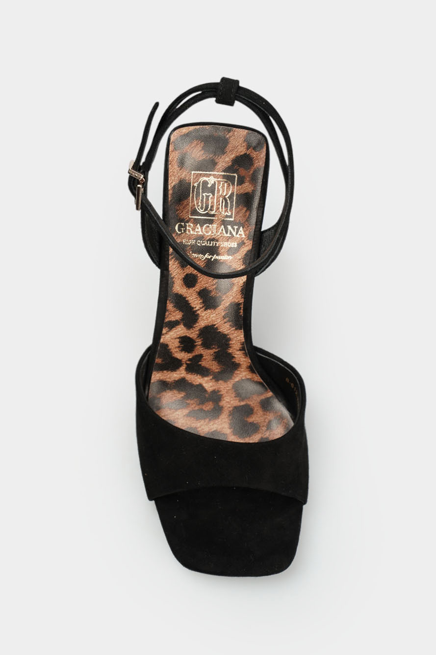 Босоножки Graciana Натуральная замша Черный