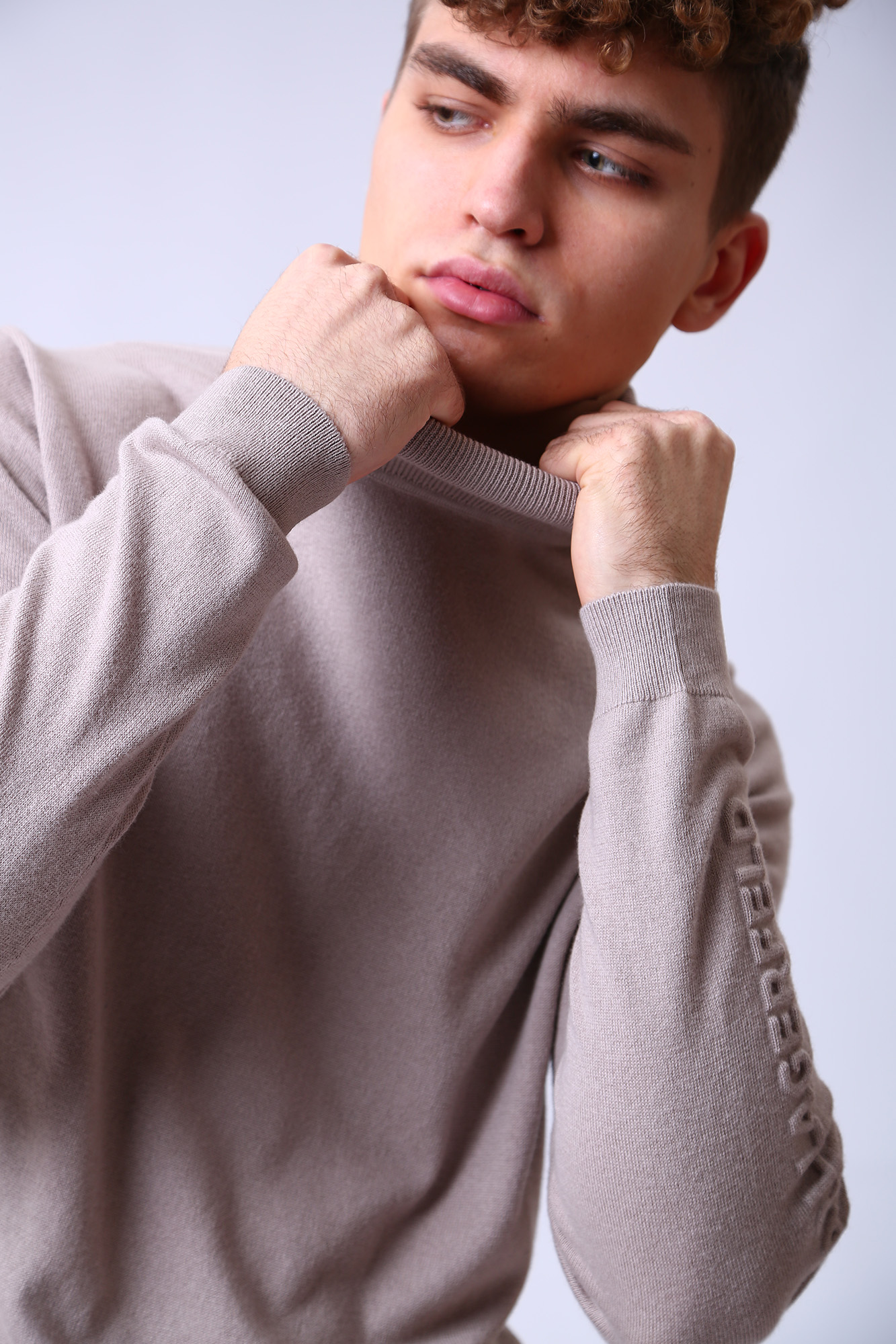 524305_655037 Водолазка Karl Lagerfeld Бежевый