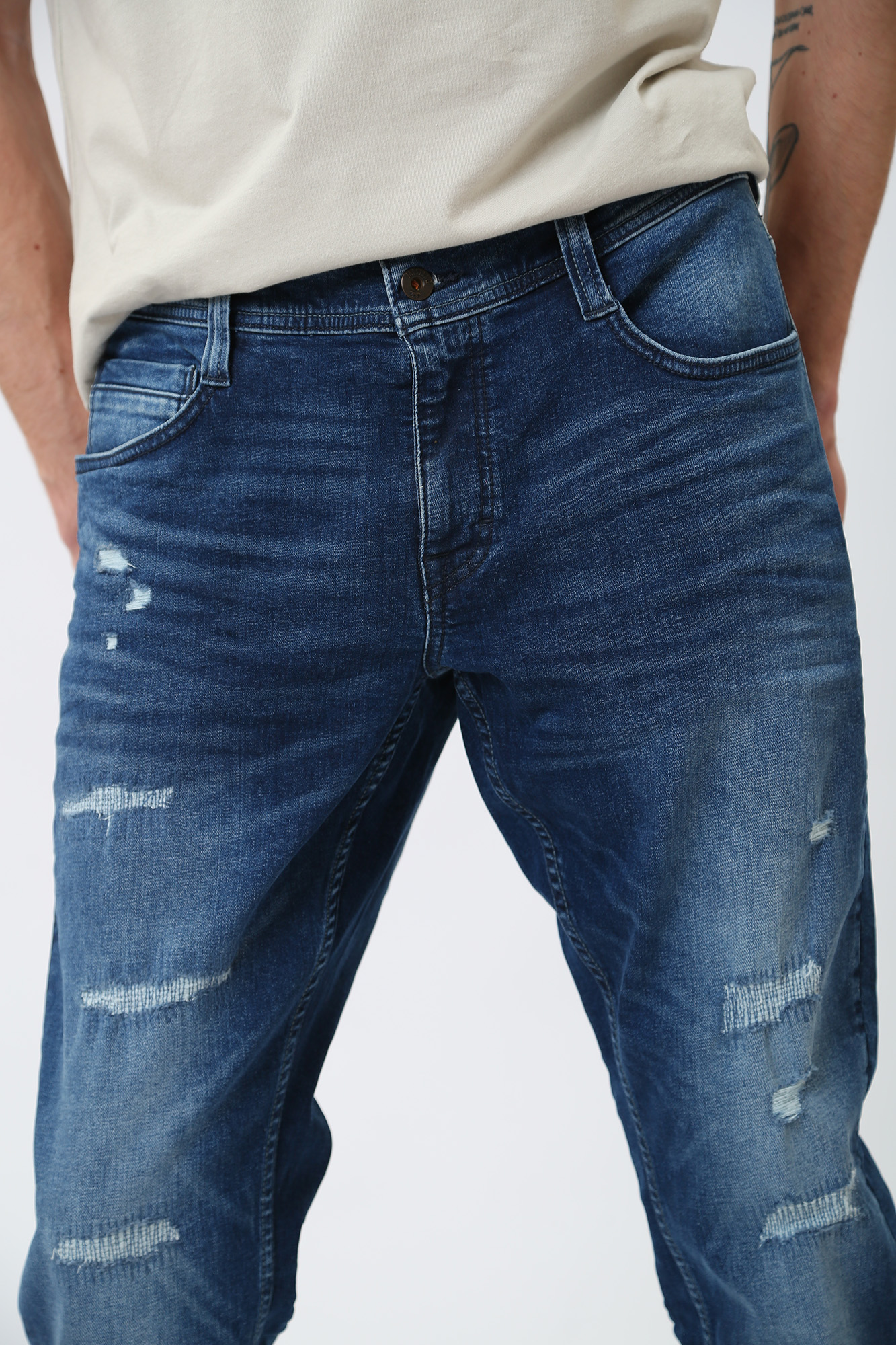 1012331-5000-785 Джинсы Oregon Tapered Mustang Синий