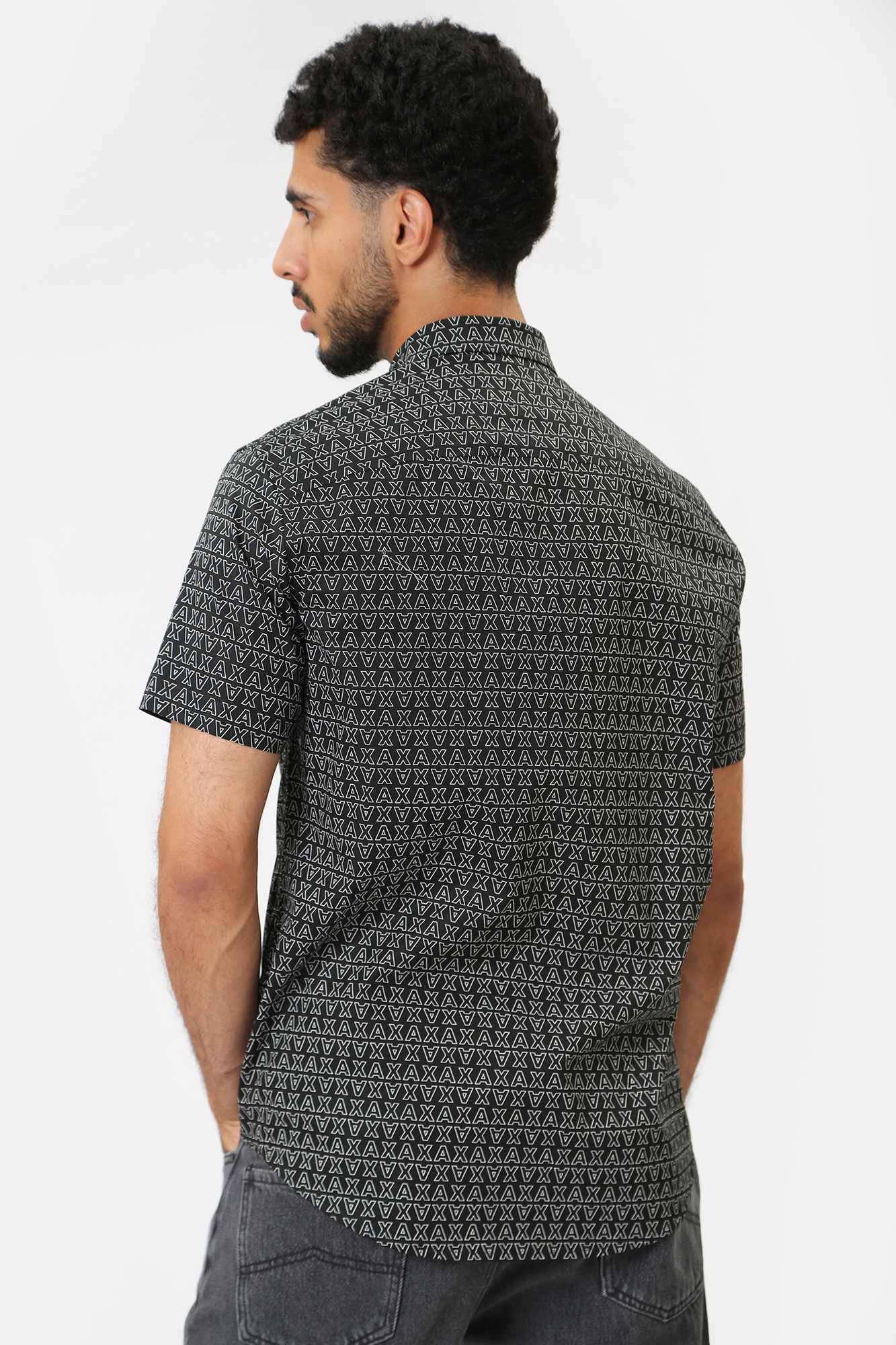 6RZC04_ZNEAZ Рубашка Armani Exchange Черный