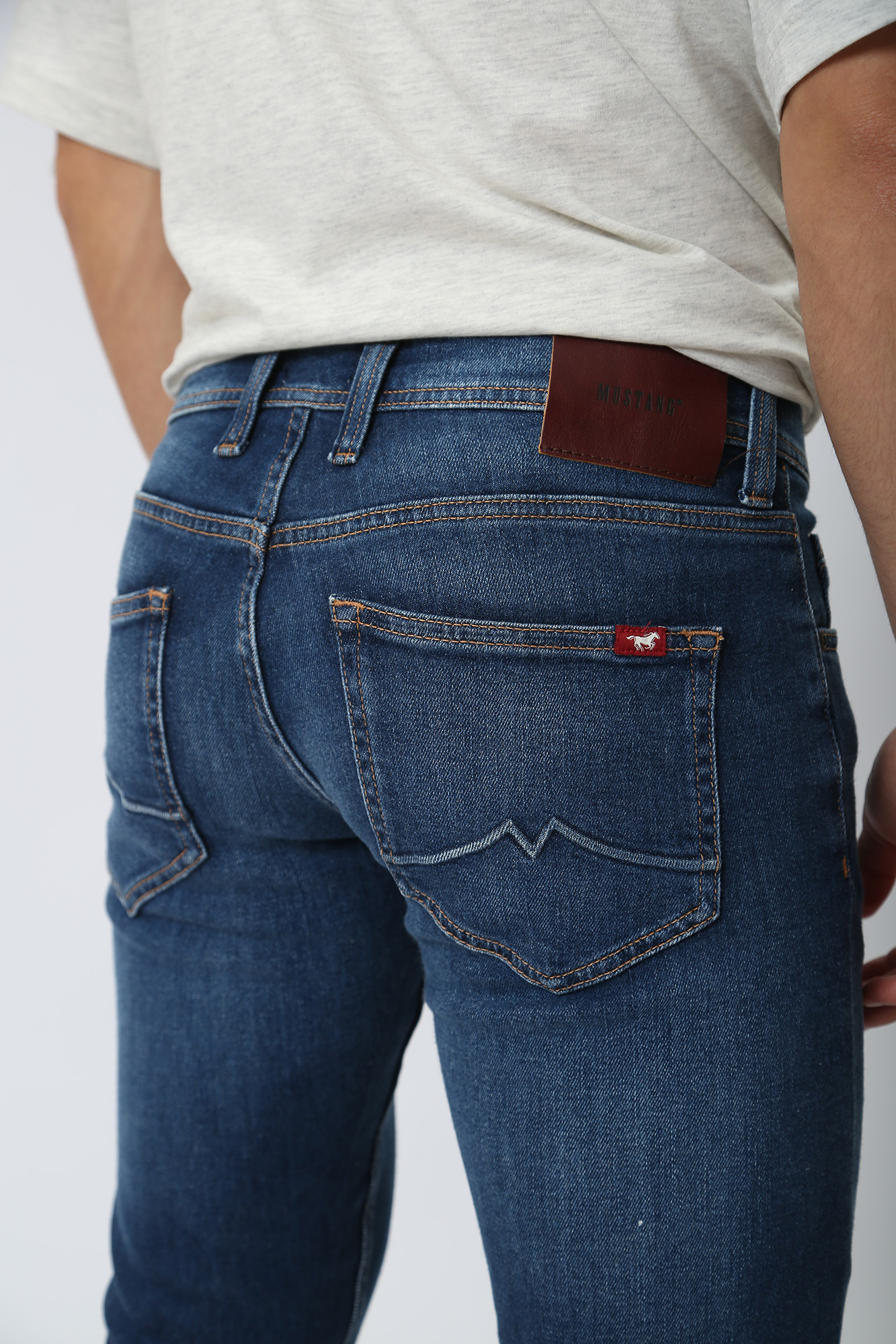1013206-5000 Джинсы 'Oregon Tapered' Mustang Синий