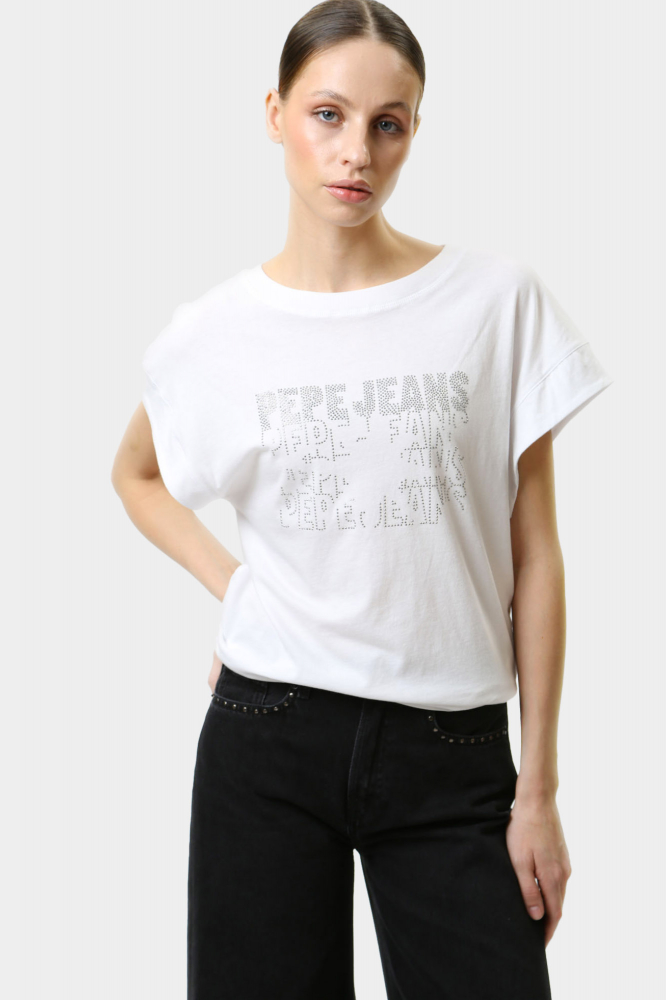 Брюки джинсовые Armani Exchange Хлопок Голубой