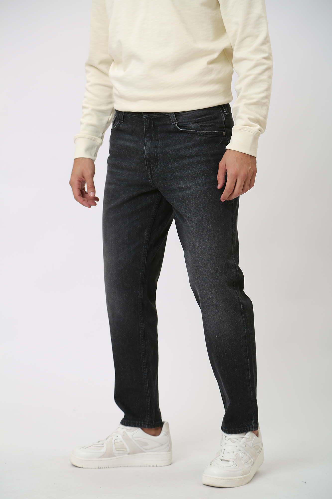 1014611-4000 Джинсы Denver Cropped  Mustang Черный