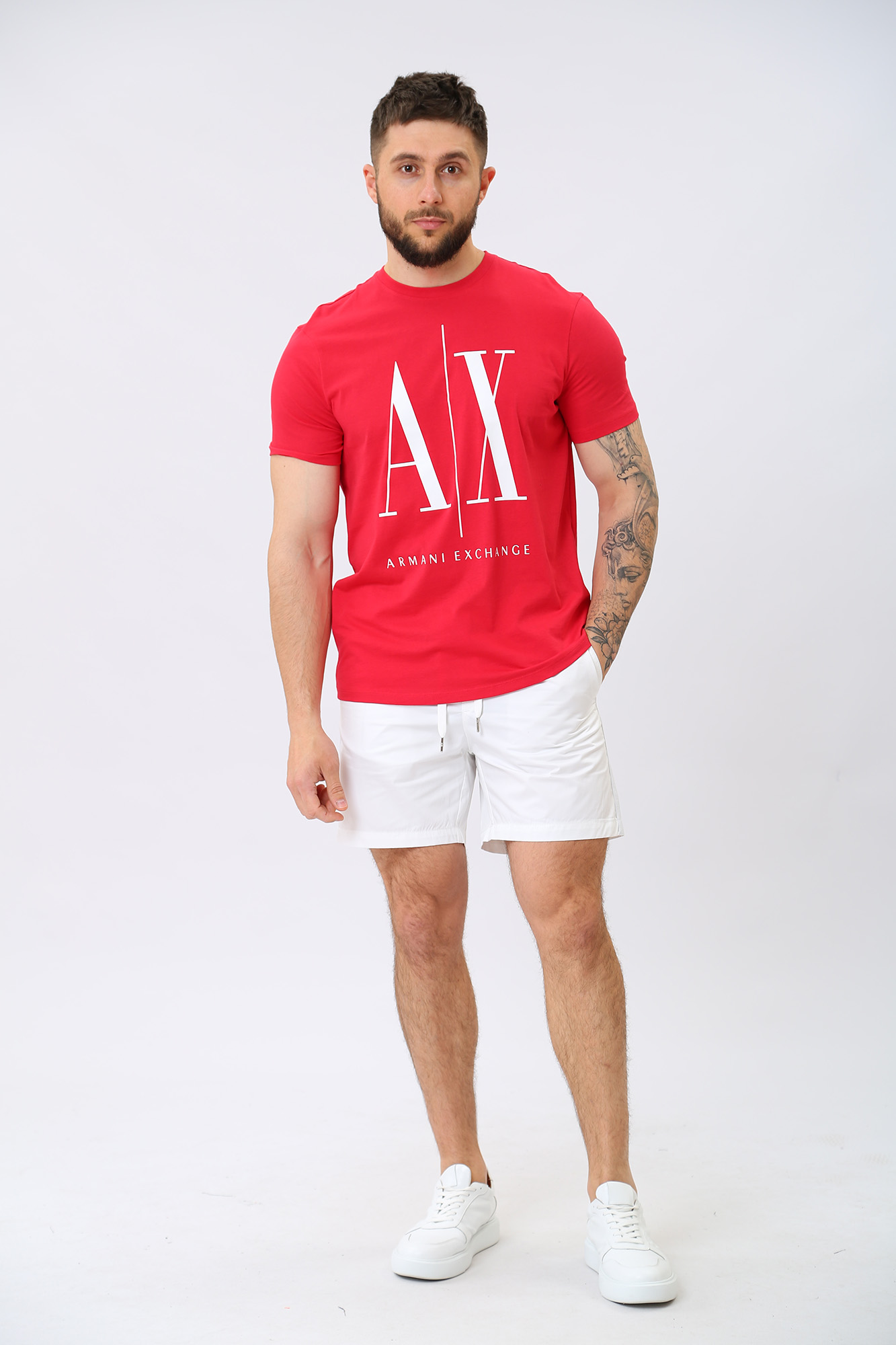 8NZTPA_ZJH4Z Футболка Armani Exchange Красный