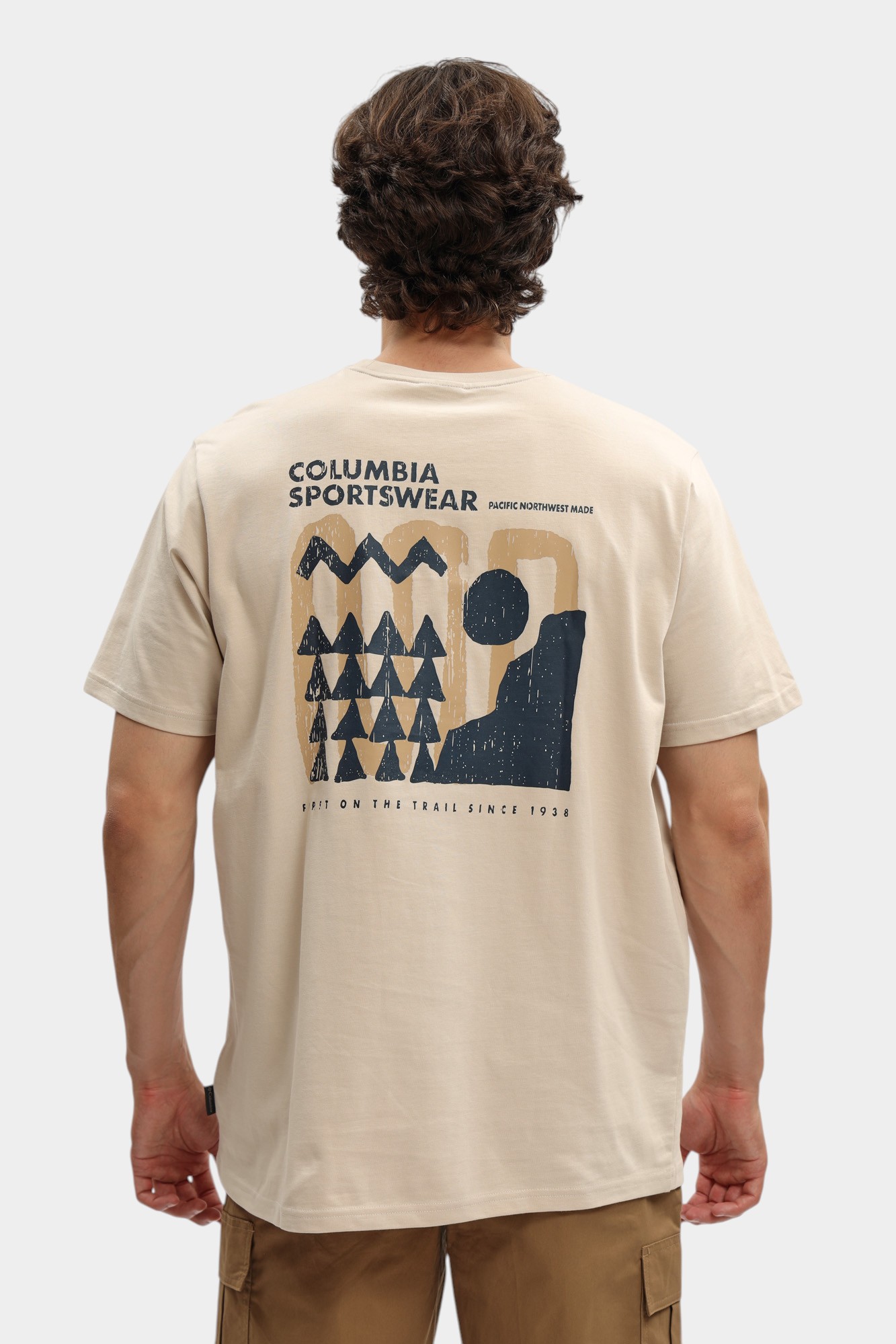 2036451 Футболка Columbia Бежевый