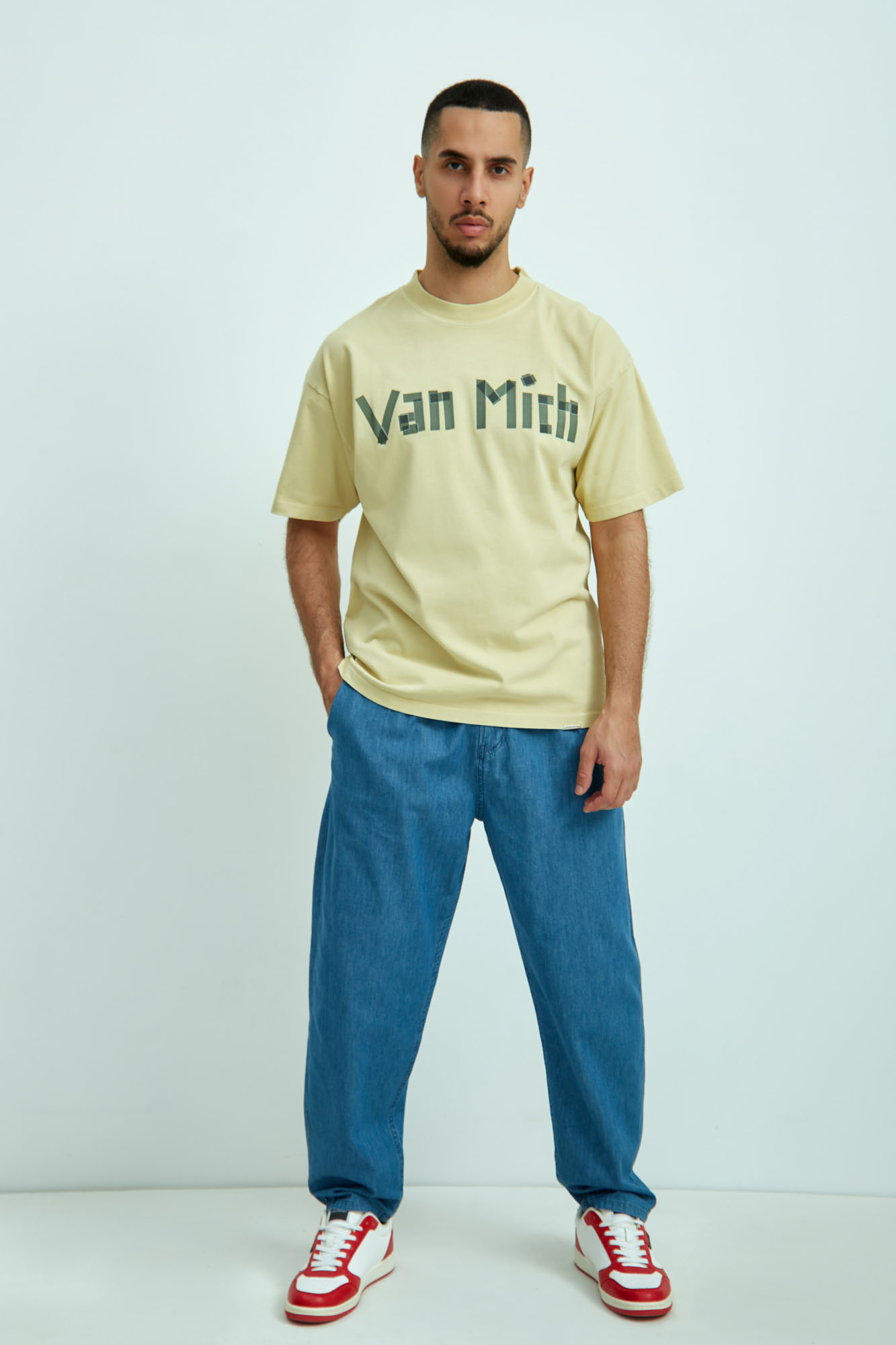 VM-ERK-22-067 Футболка Van Mich Бежевый