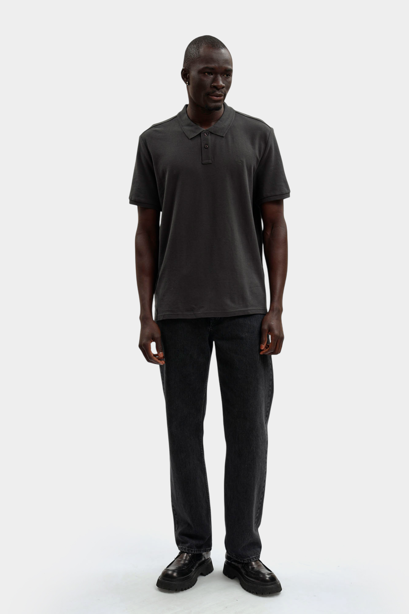 1017408 Поло Mustang Черный