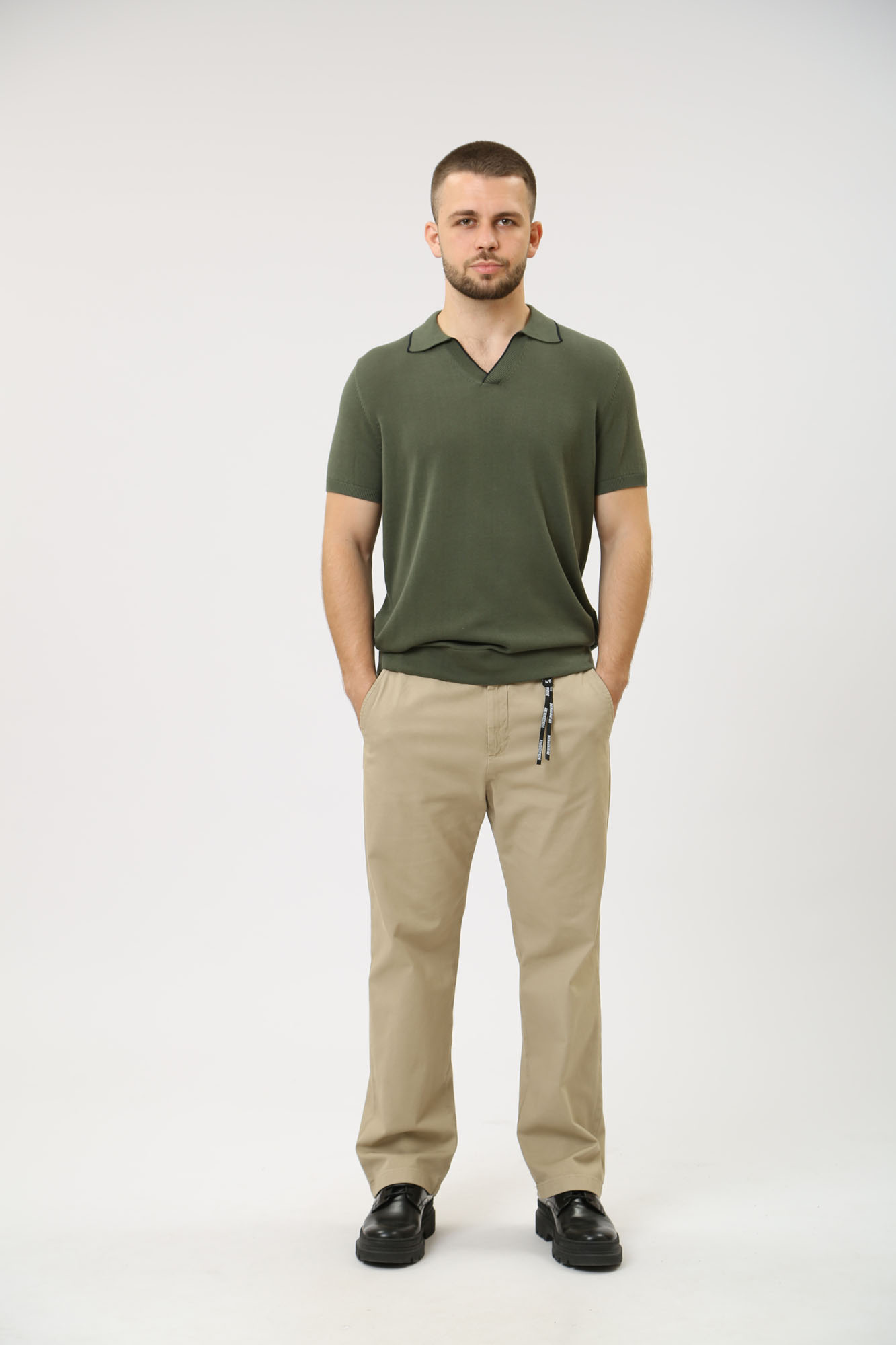 30036001_10015376 Поло Strellson Зеленый